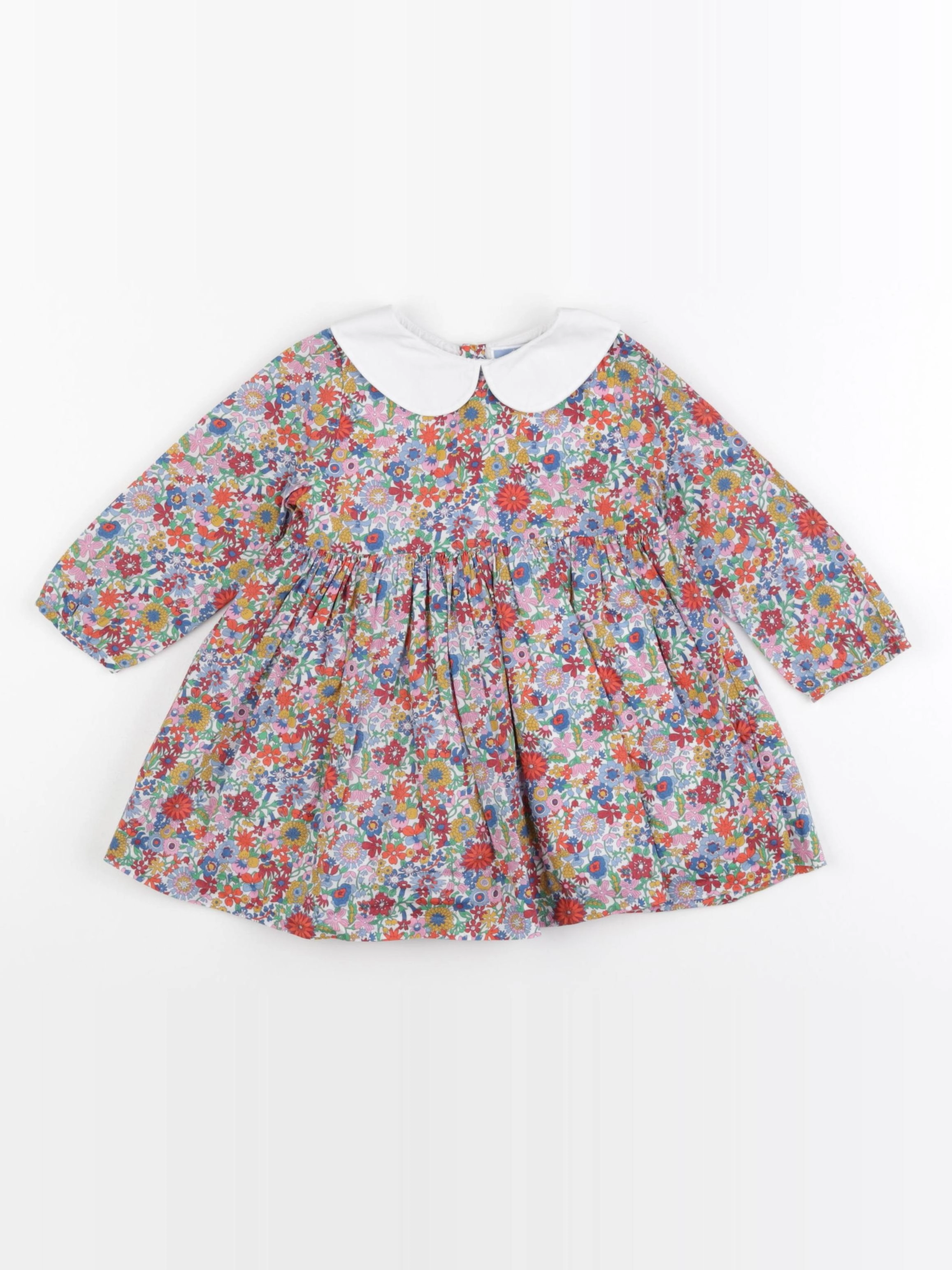 Jacadi - robe liberty multicolore - 18 mois