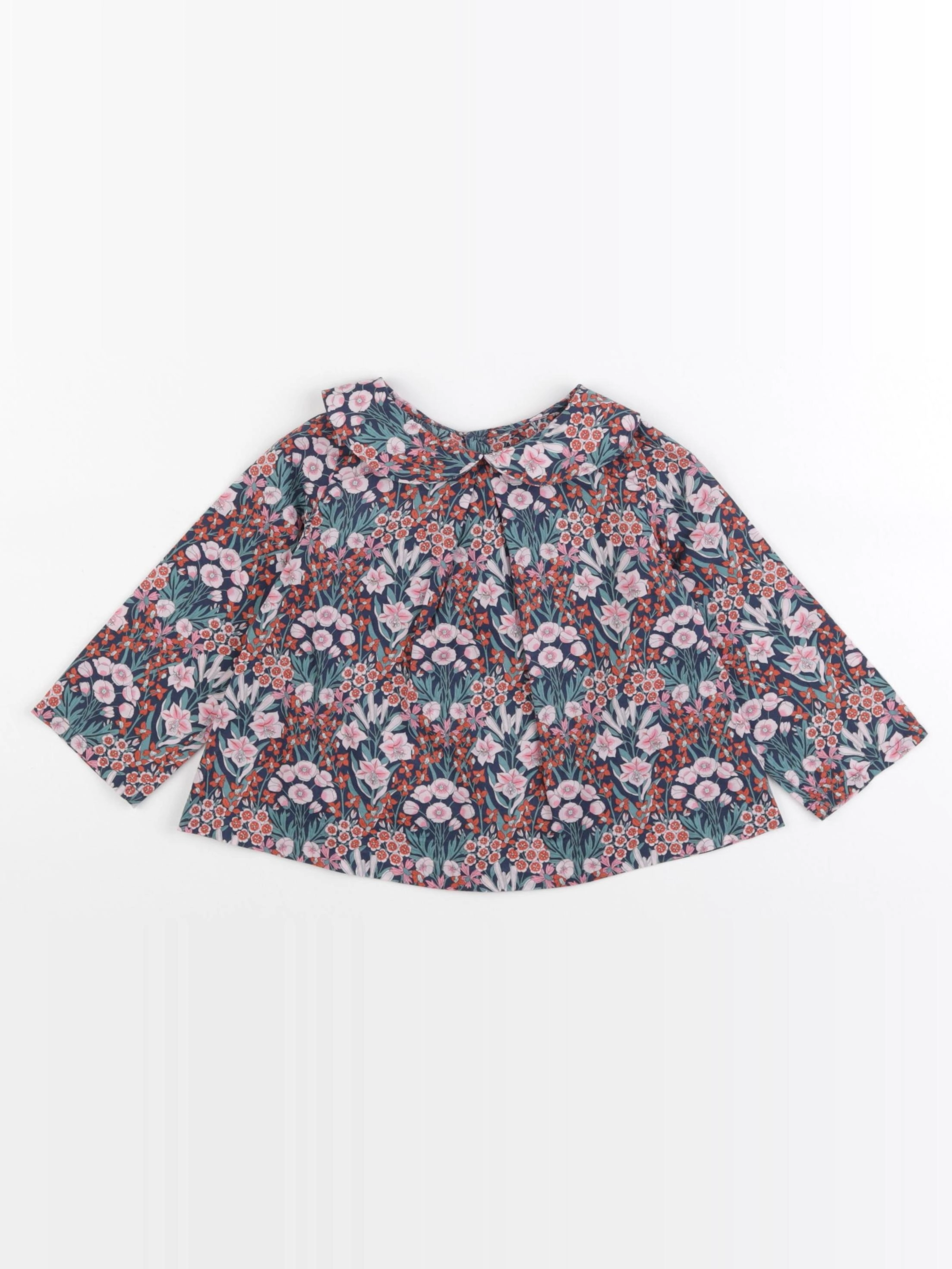 Jacadi - blouse liberty multicolore - 18 mois