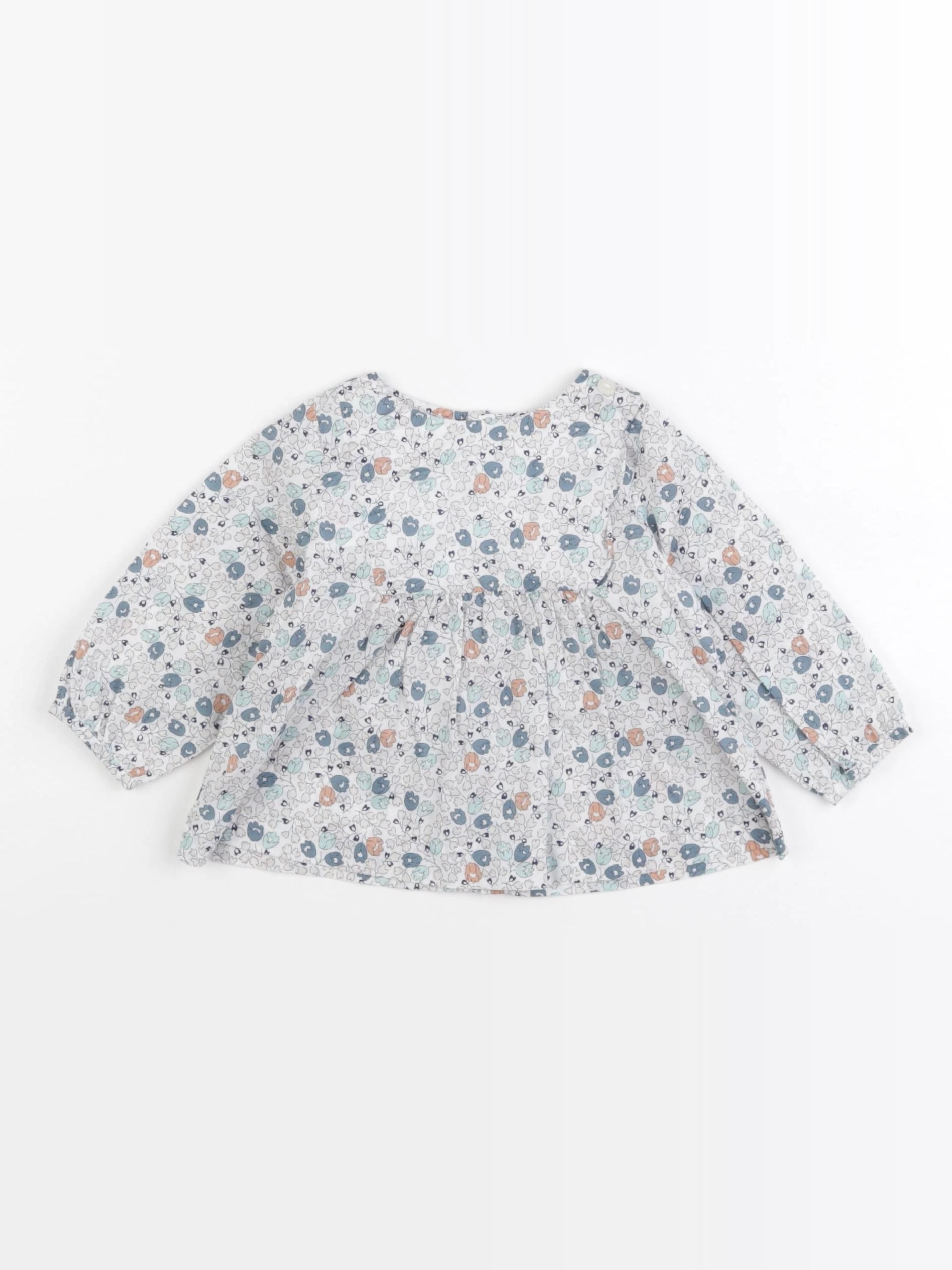 Jacadi - blouse liberty multicolore - 6 mois
