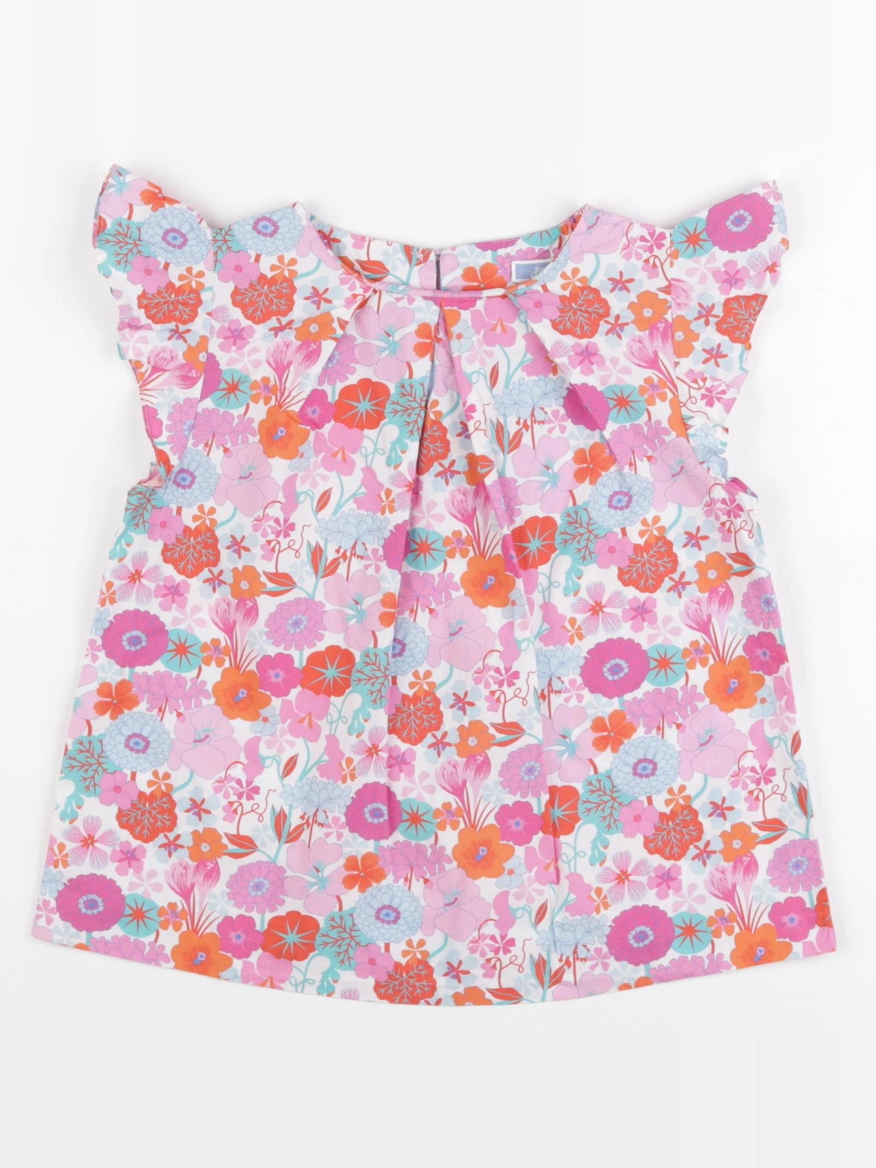 Jacadi - blouse liberty multicolore - 8 ans