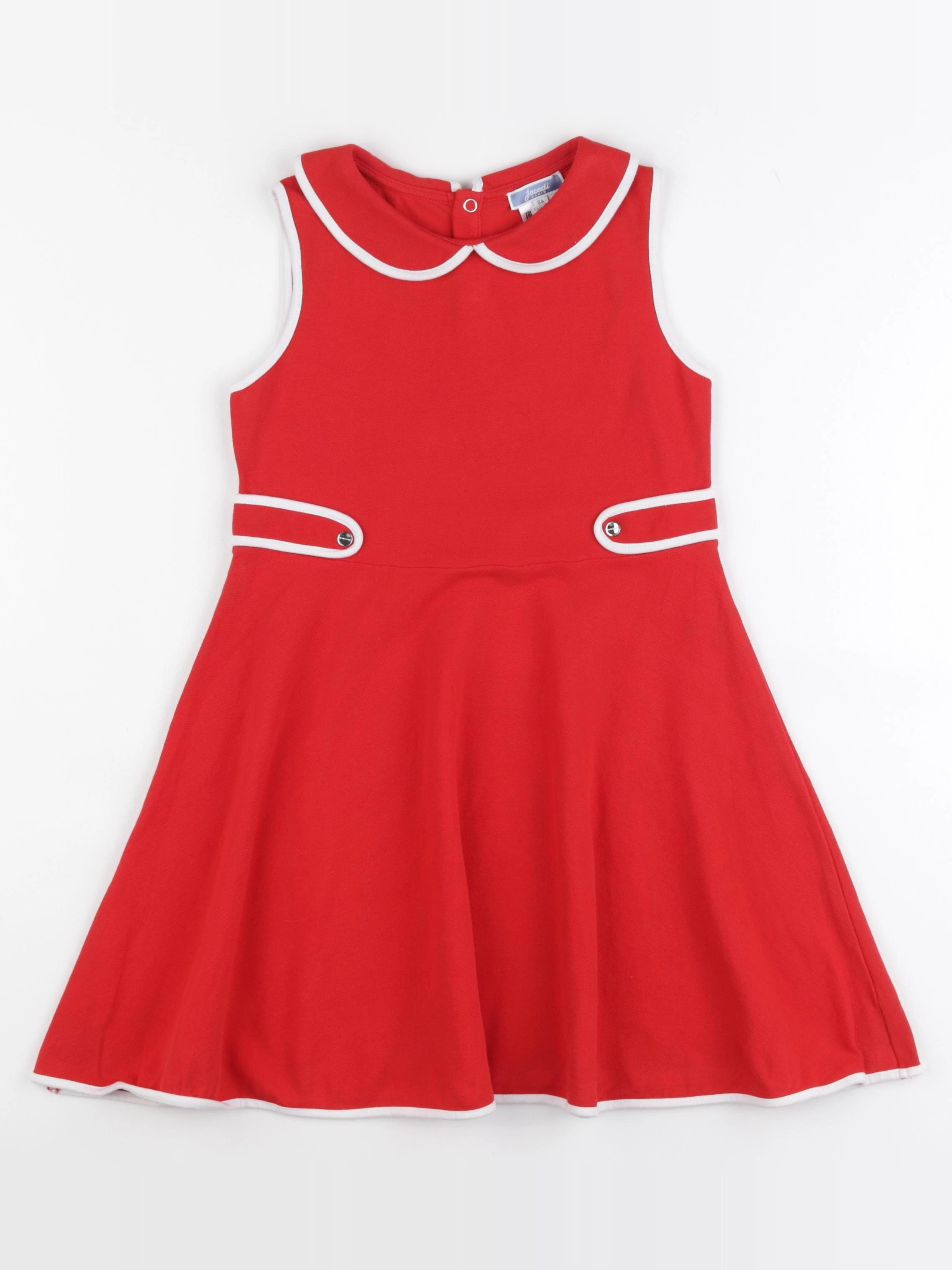 Jacadi - robe rouge - 8 ans