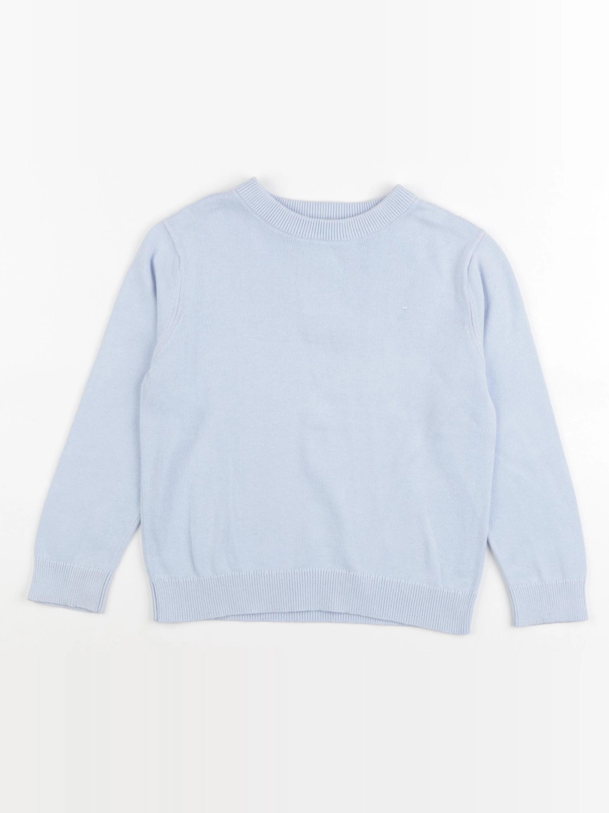 Jacadi - pull bleu - 4 ans