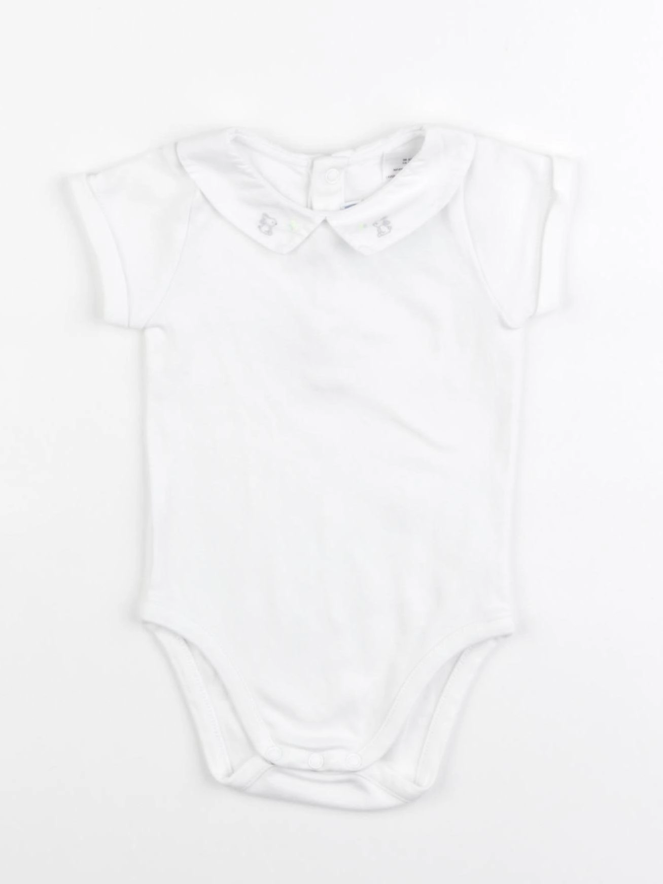 Jacadi - body à col blanc - 12 mois