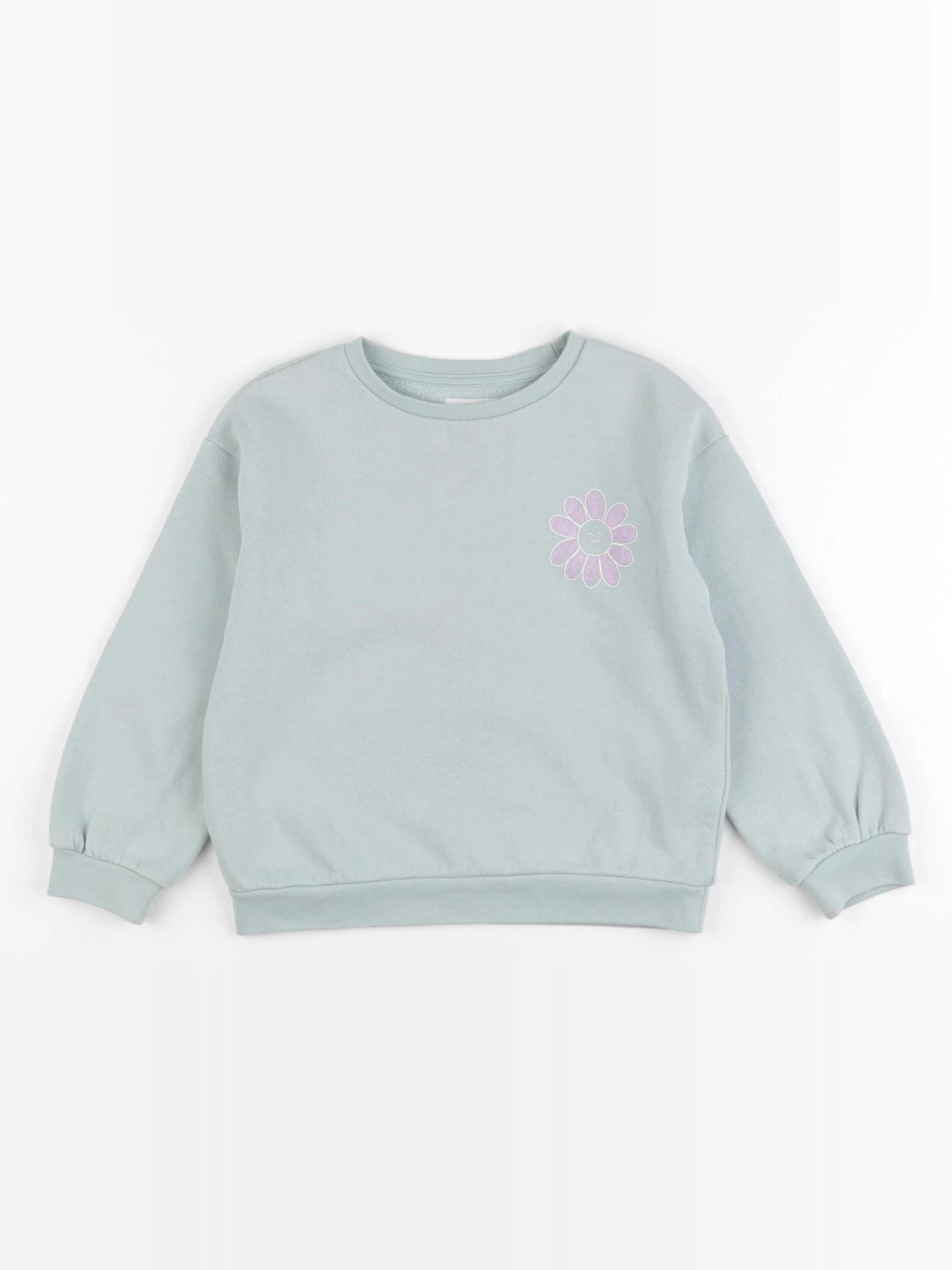 Vertbaudet - sweat vert - 5 ans