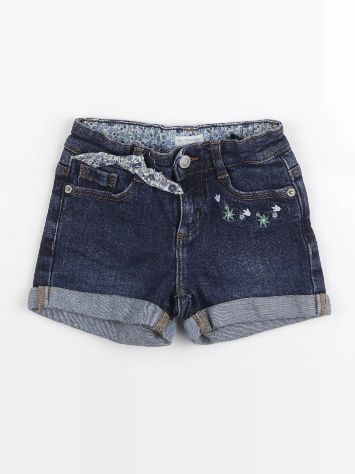 Vertbaudet - short bleu - 5 ans
