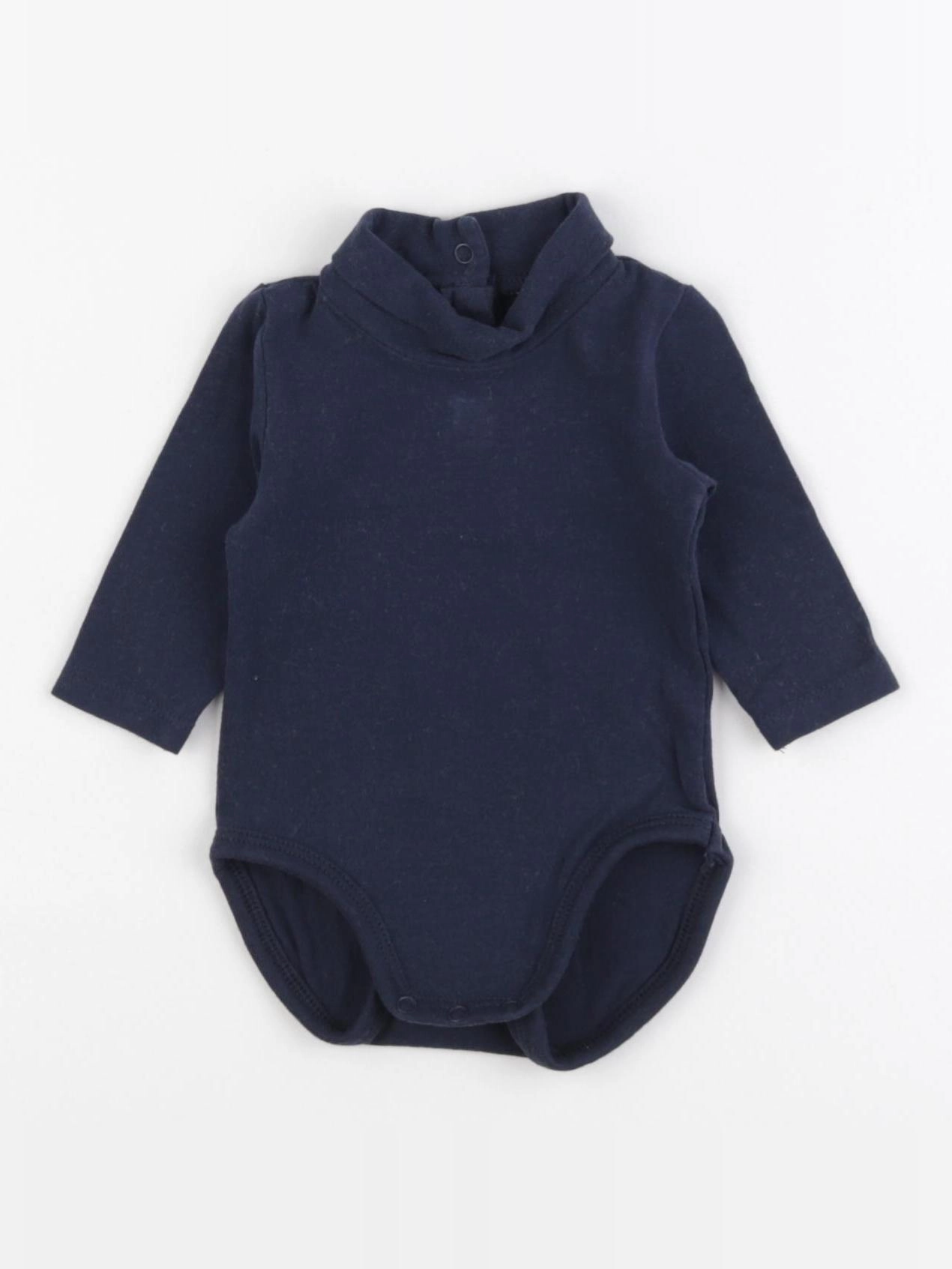 Vertbaudet - body bleu - 1 mois