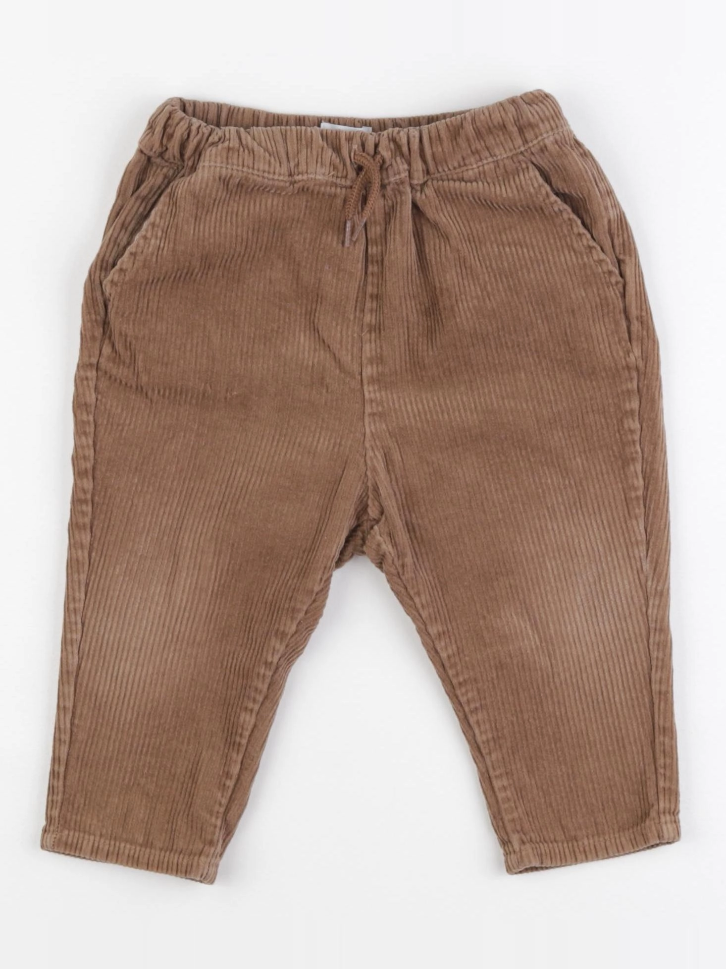 Vertbaudet - pantalon marron - 18 mois