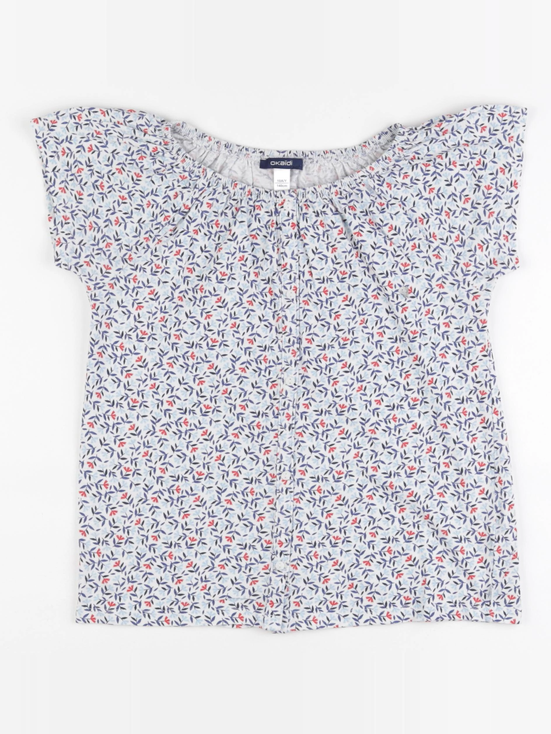 Okaidi - tee-shirt blanc - 10 ans