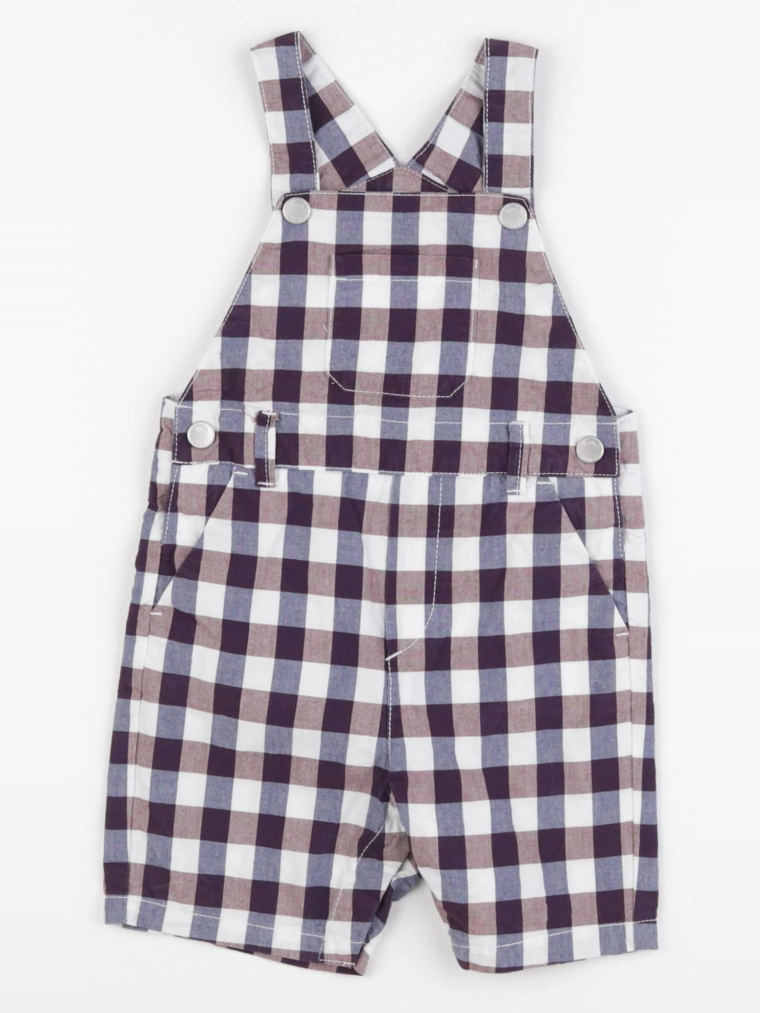 Jacadi - salopette violet, blanc - 18 mois