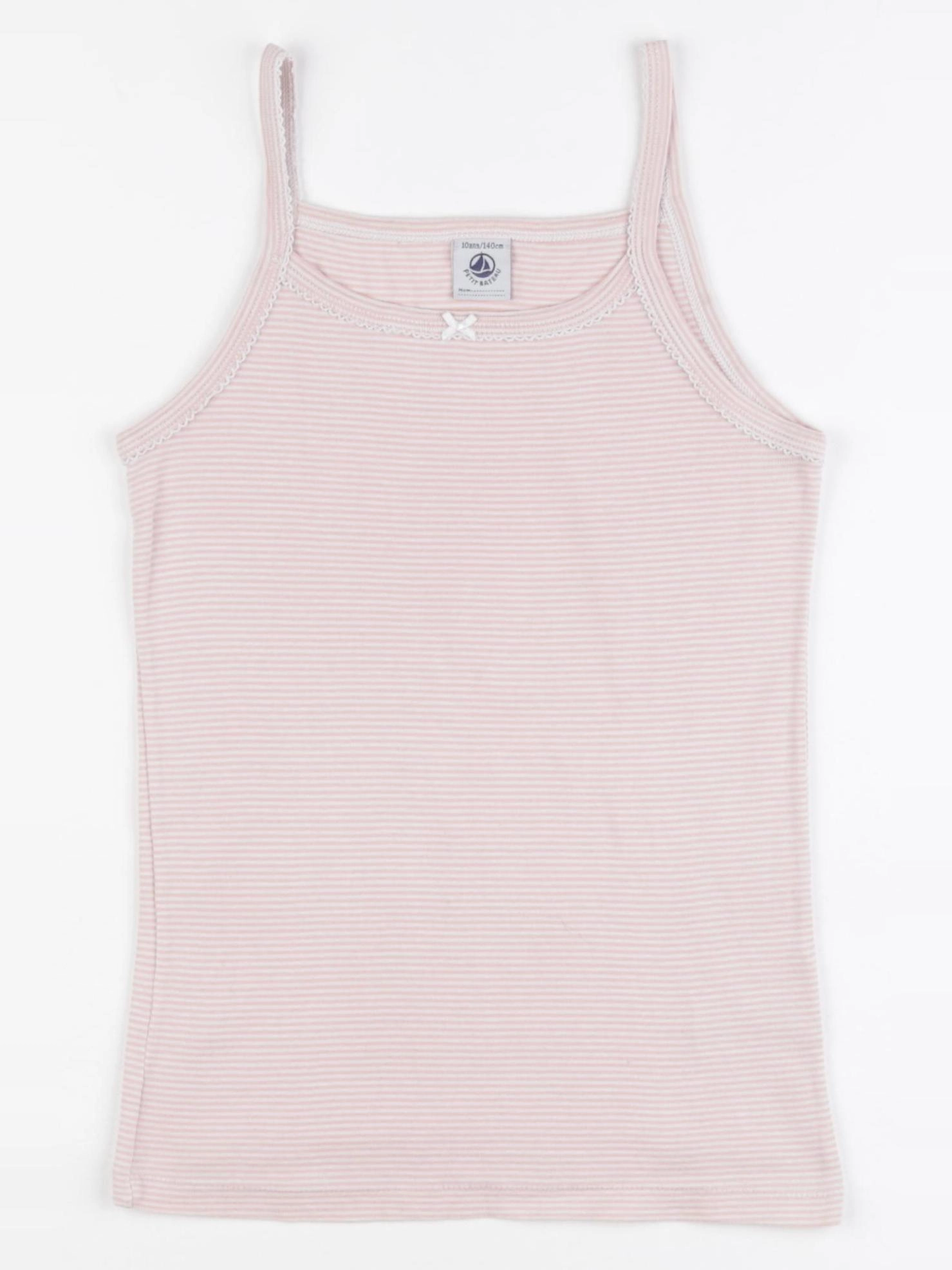 Petit Bateau - maillot de corps rose - 10 ans