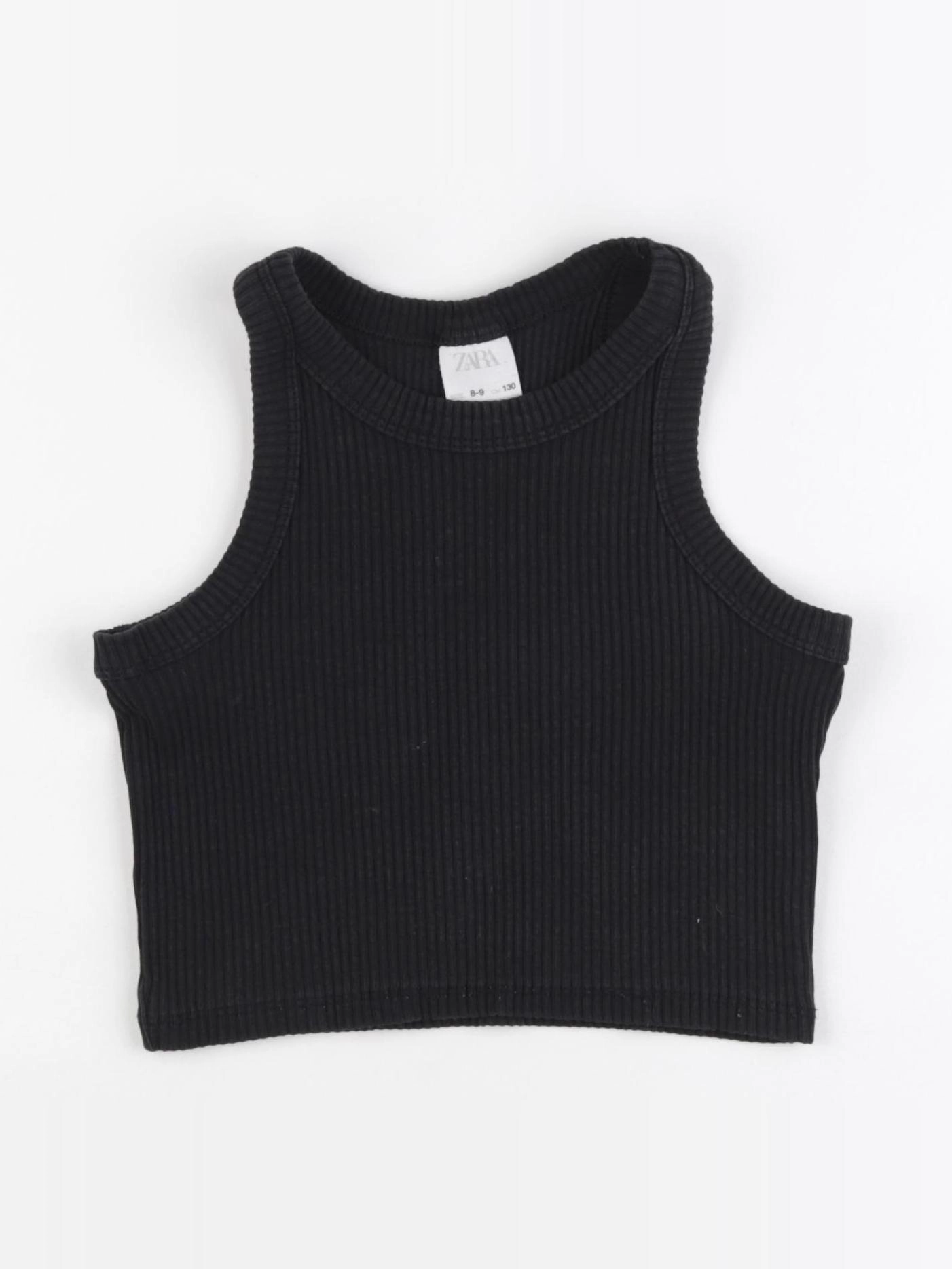 Zara - débardeur noir - 8/9 ans