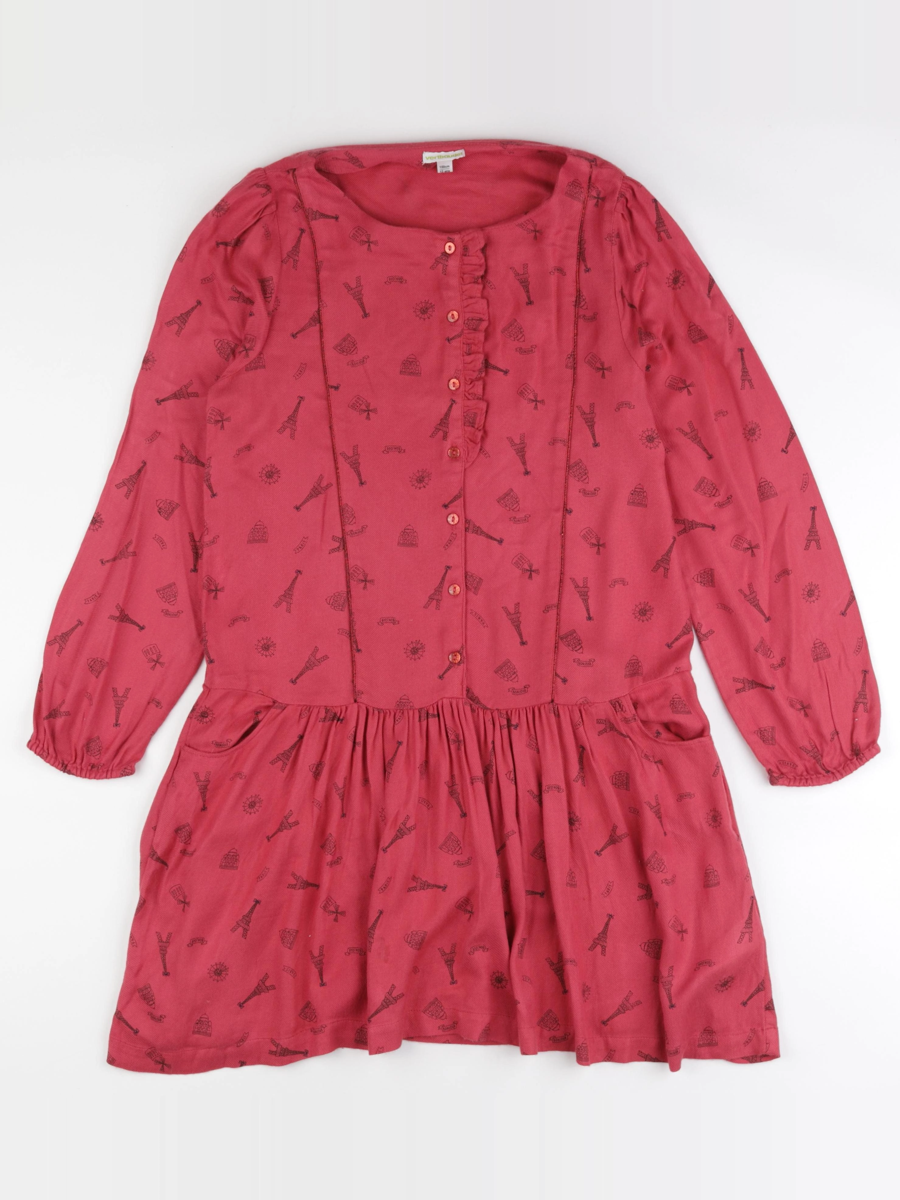 Vertbaudet - robe rose - 12 ans