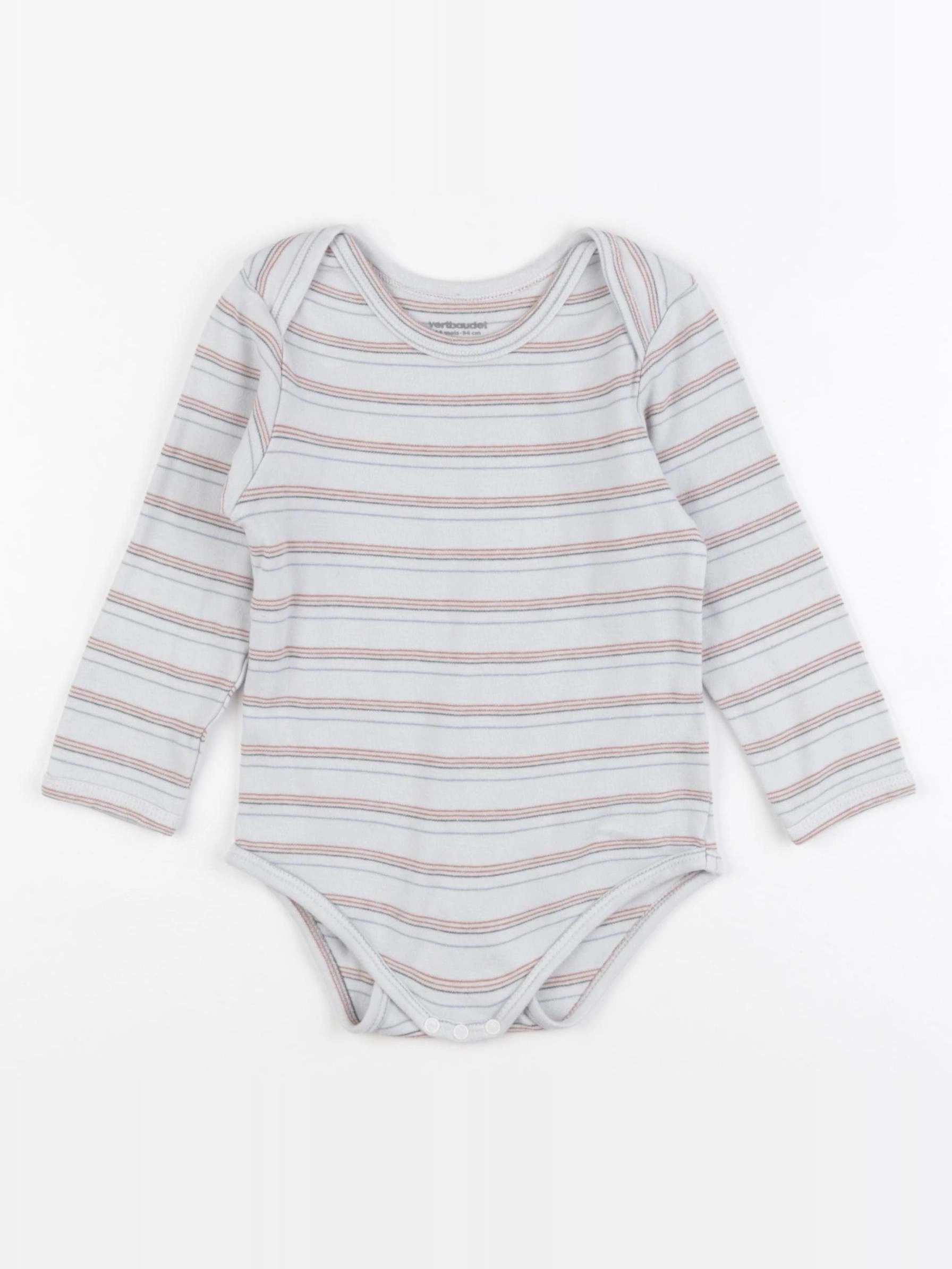Vertbaudet - body gris - 36 mois