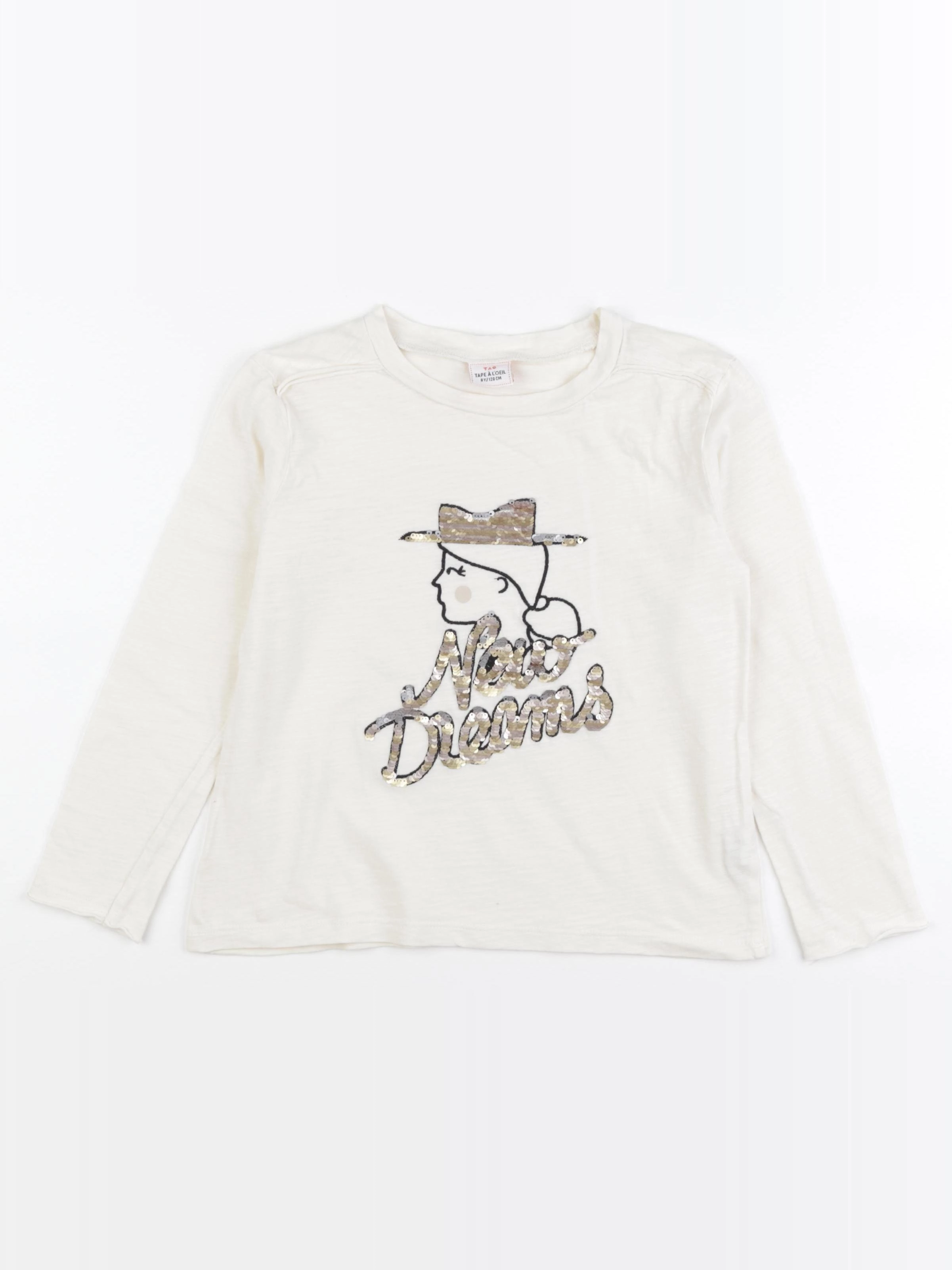 Tape à l'oeil - tee-shirt beige - 8 ans