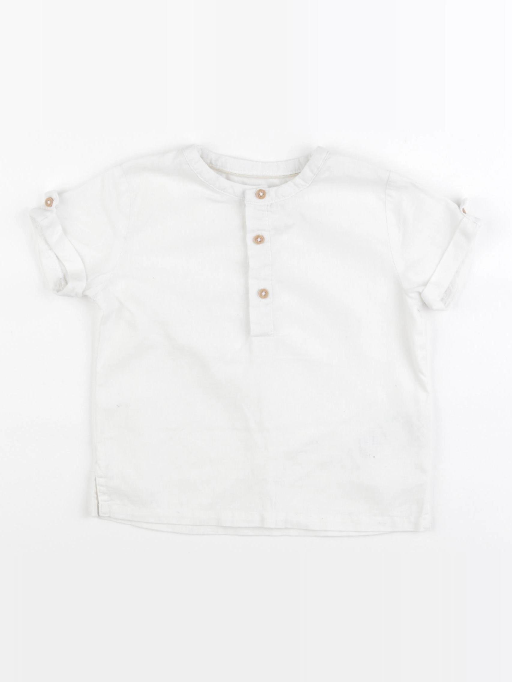 Vertbaudet - chemise blanc - 2 ans