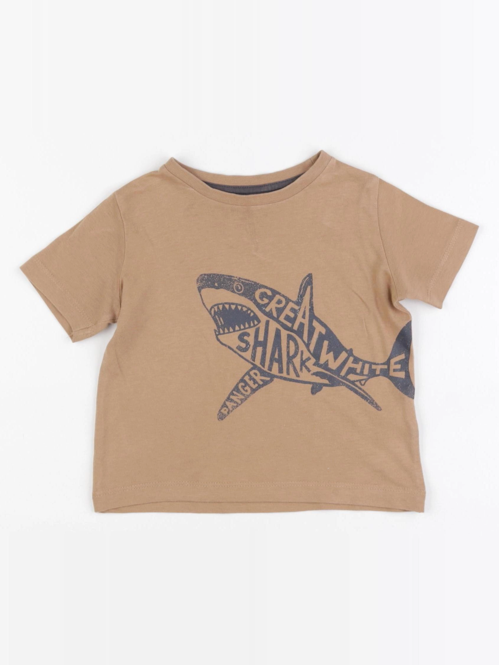Vertbaudet - tee-shirt marron - 2 ans