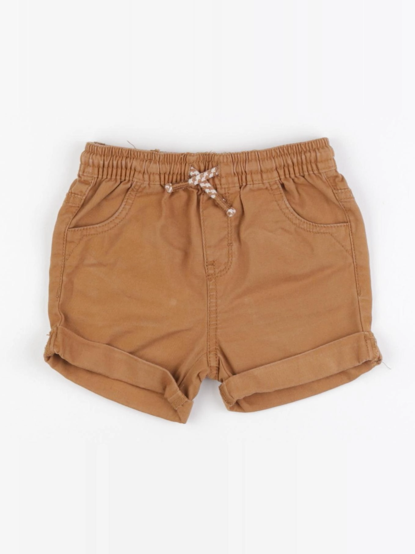 Vertbaudet - short marron - 24 mois