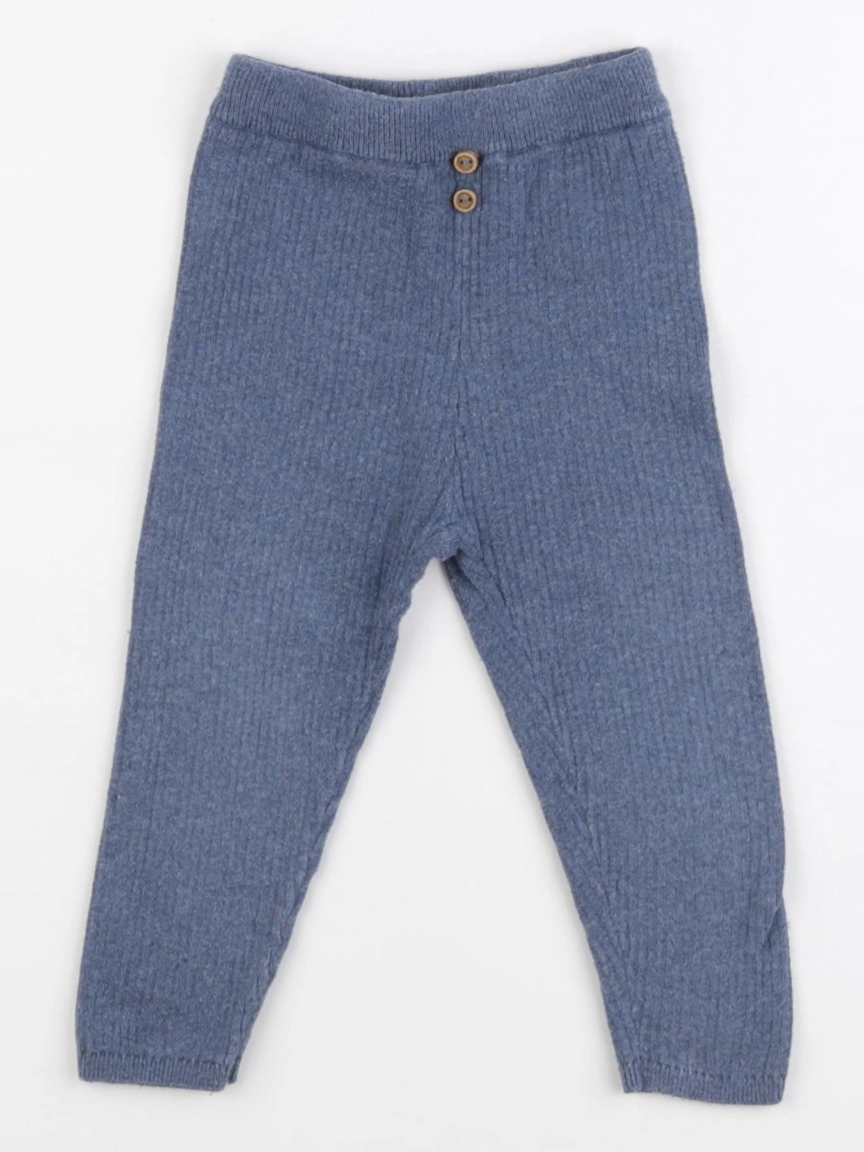 Zara - legging bleu - 12/18 mois