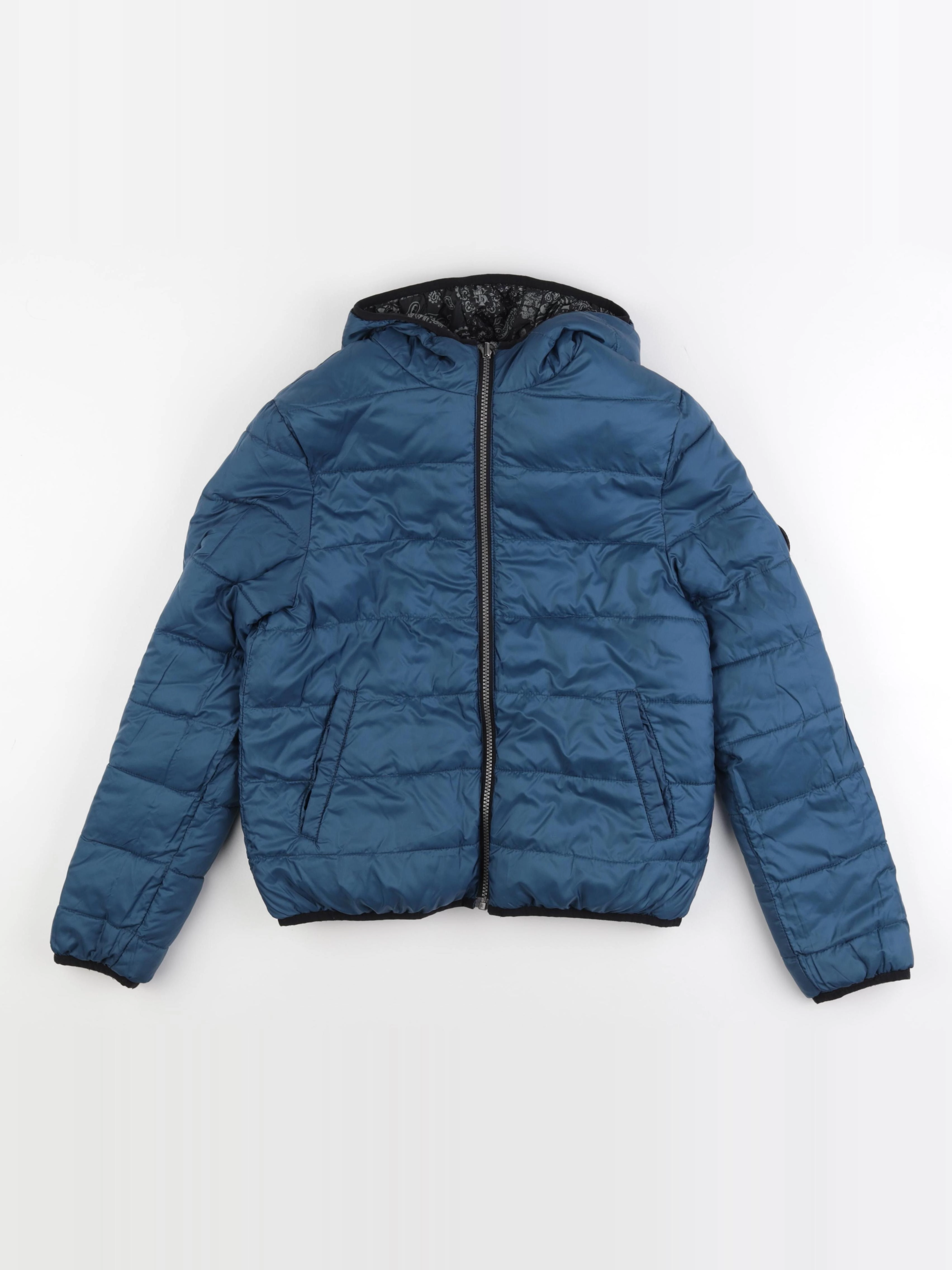 IKKS - doudoune réversible bleu - 14 ans