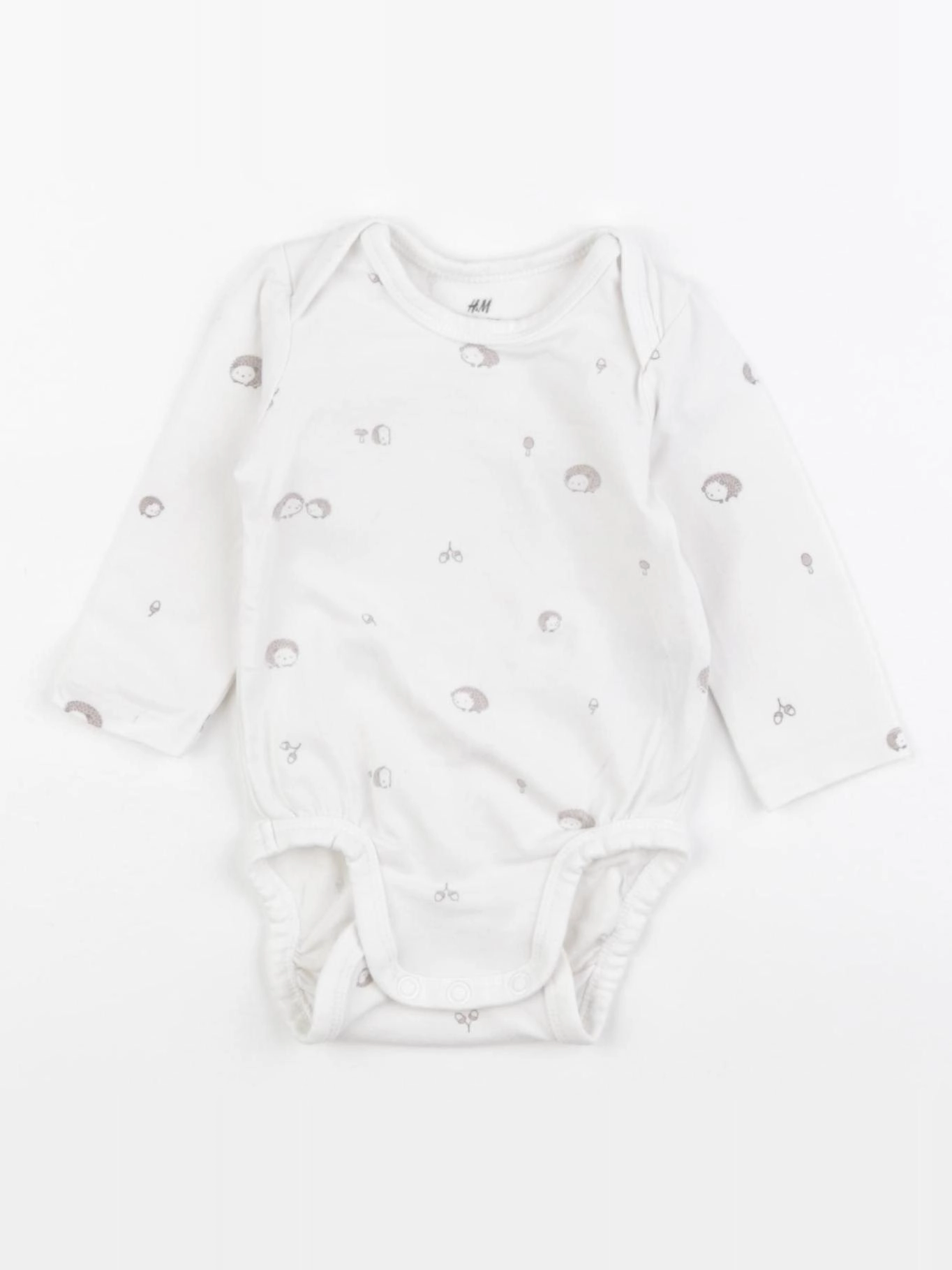 H&M - body blanc - 1/2 mois