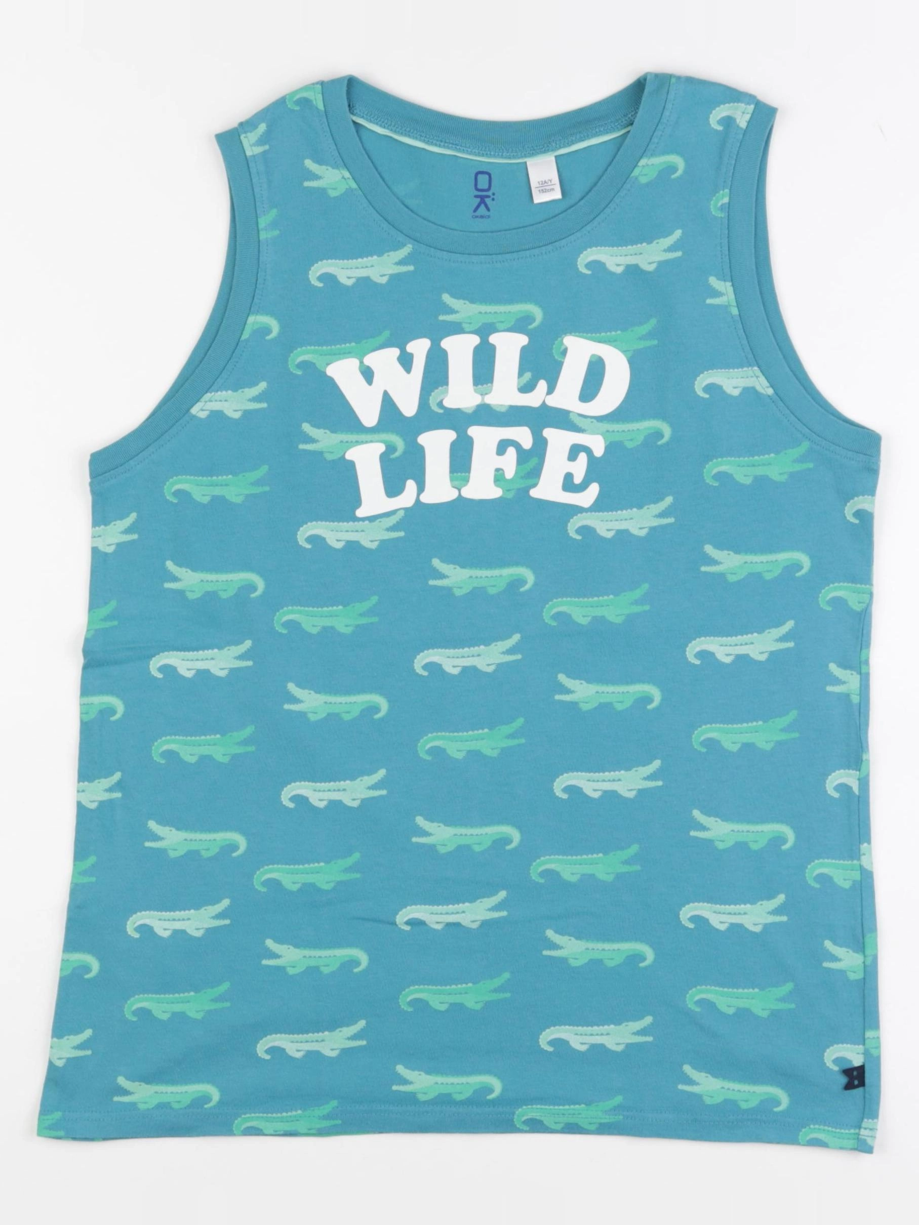 Okaidi - débardeur bleu - 12 ans