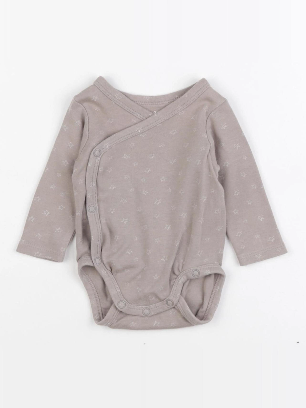 H&M - body gris - 1 mois