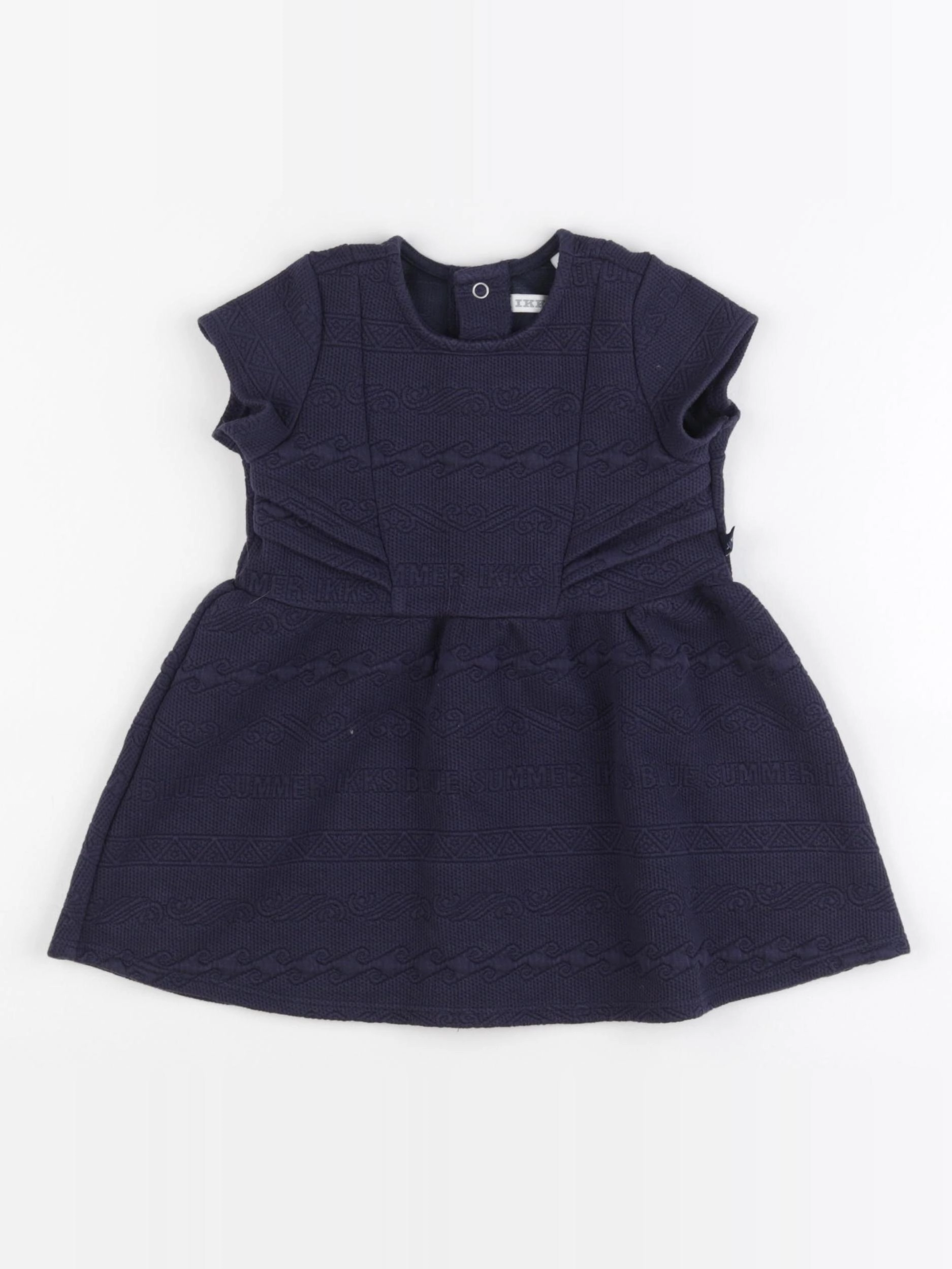IKKS - robe bleu - 18 mois