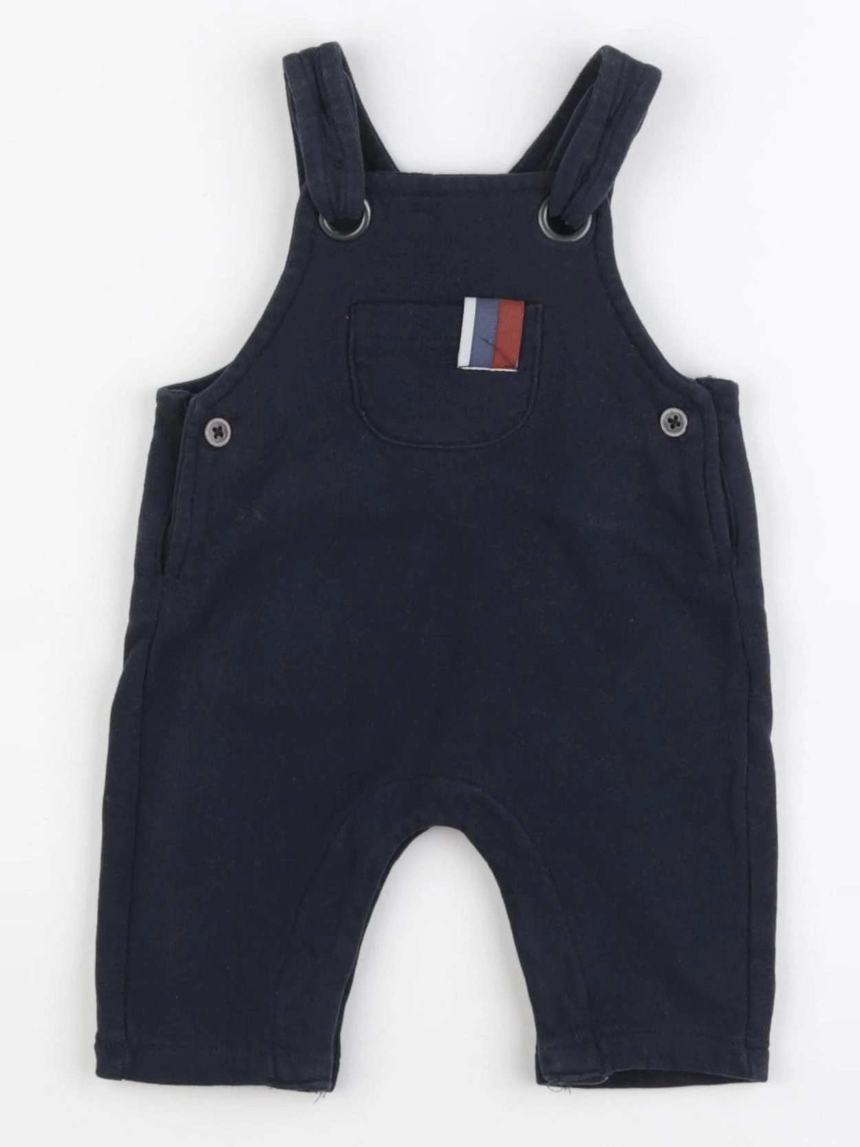 Vertbaudet - salopette bleu - 3 mois