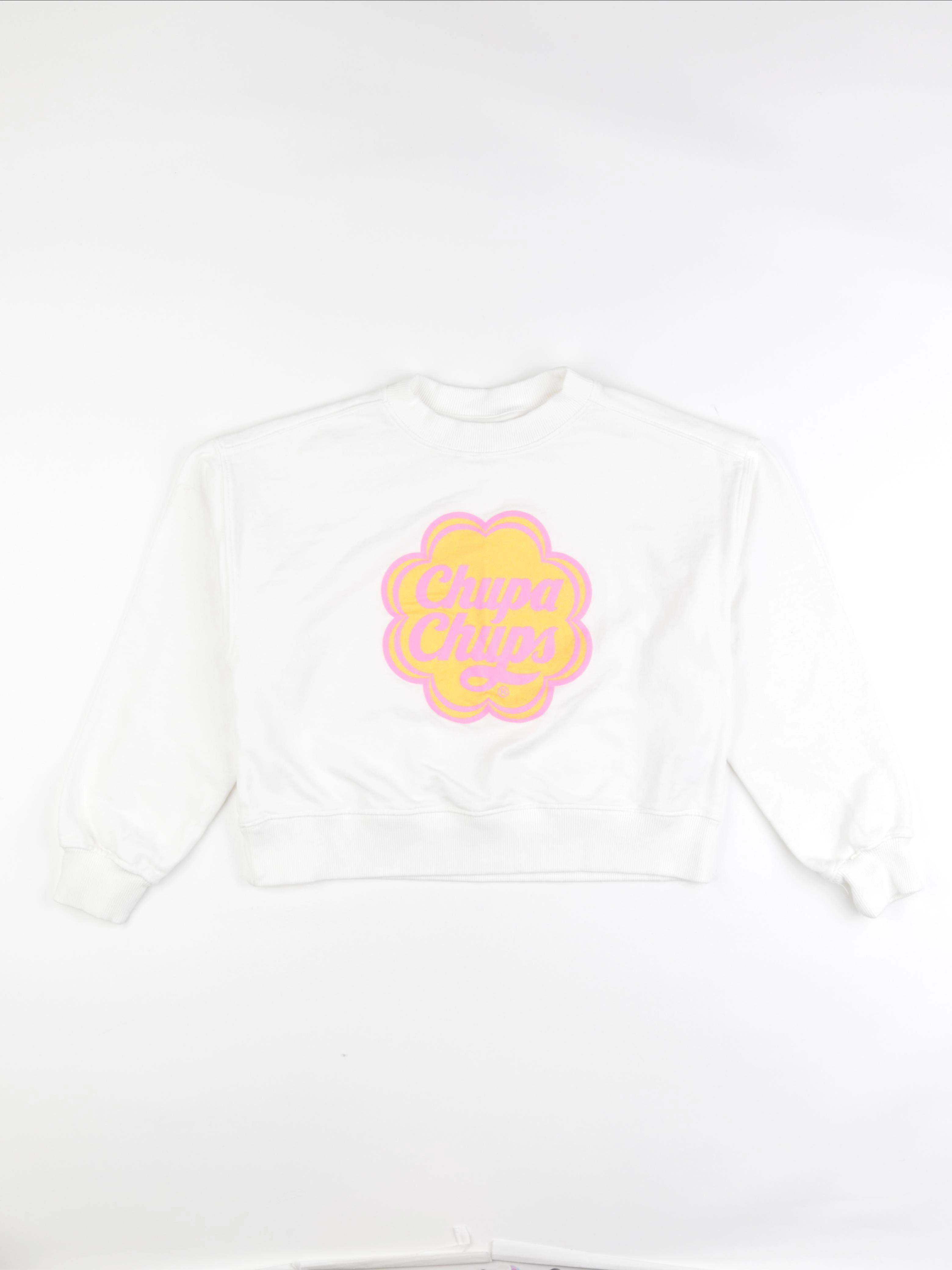 Zara - sweat blanc - 11/12 ans