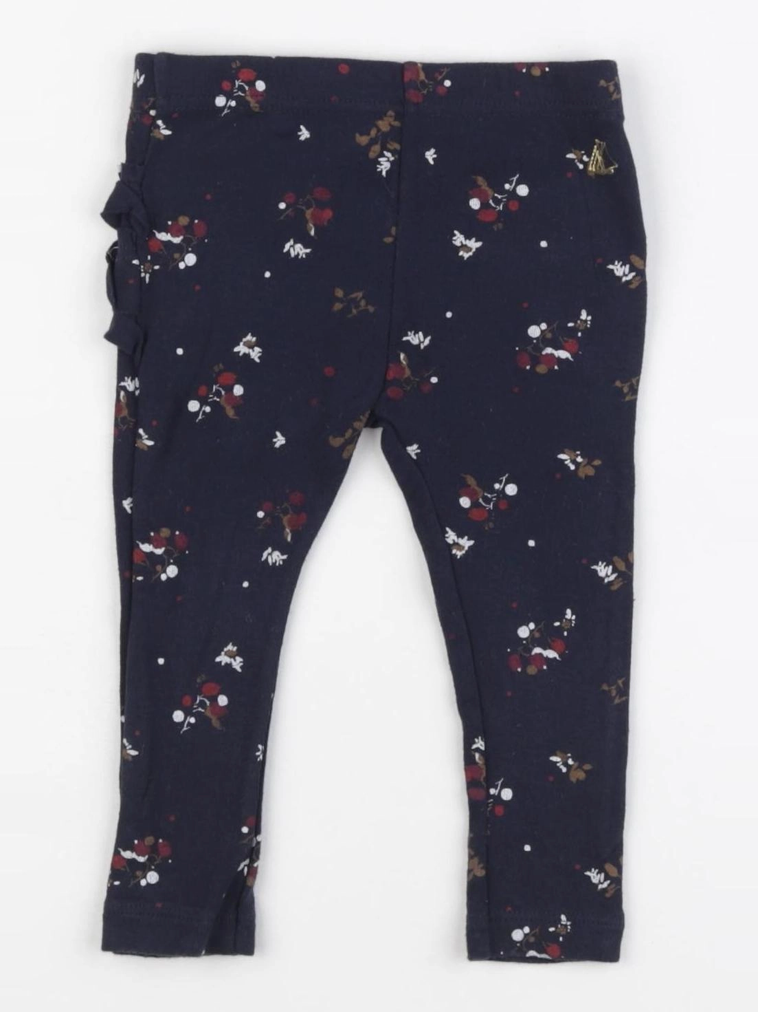 Petit Bateau - legging bleu - 12 mois
