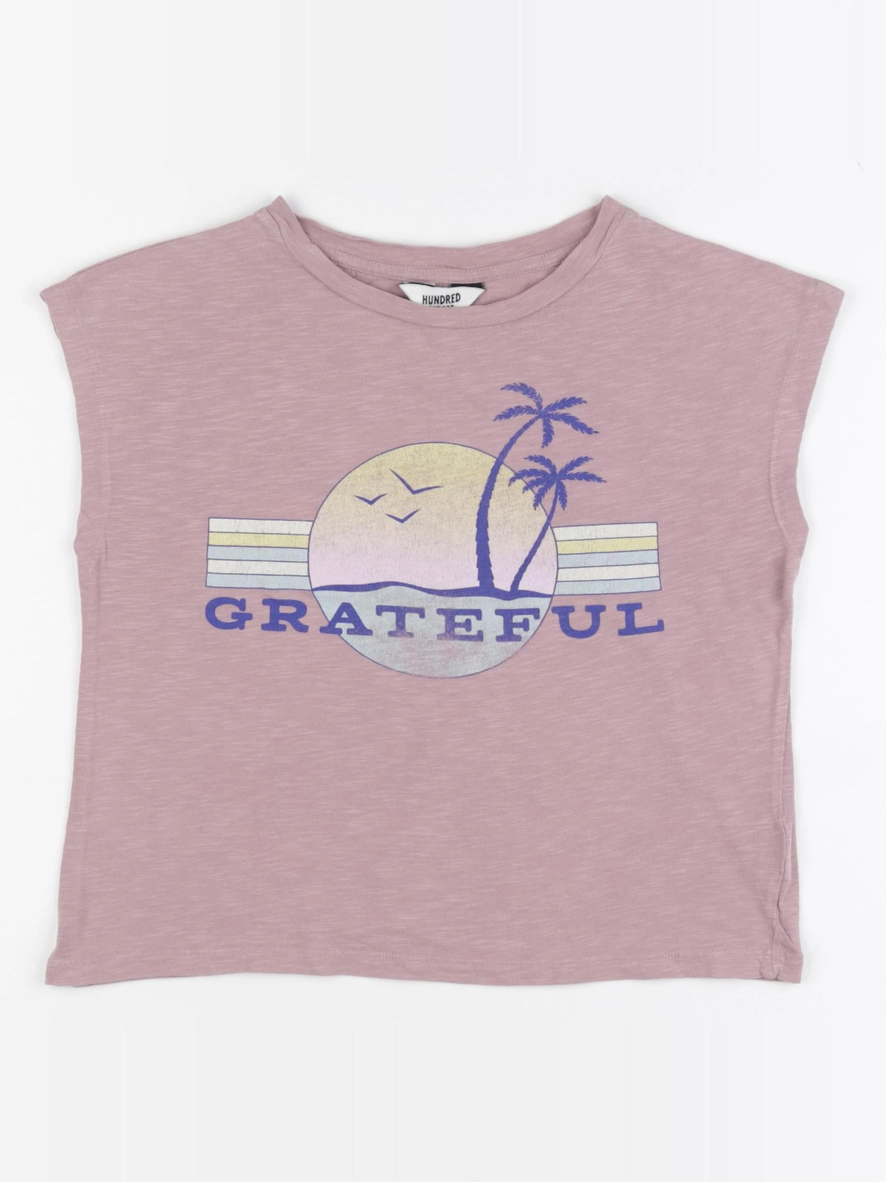 Hundred Pieces - tee-shirt rose - 8 ans