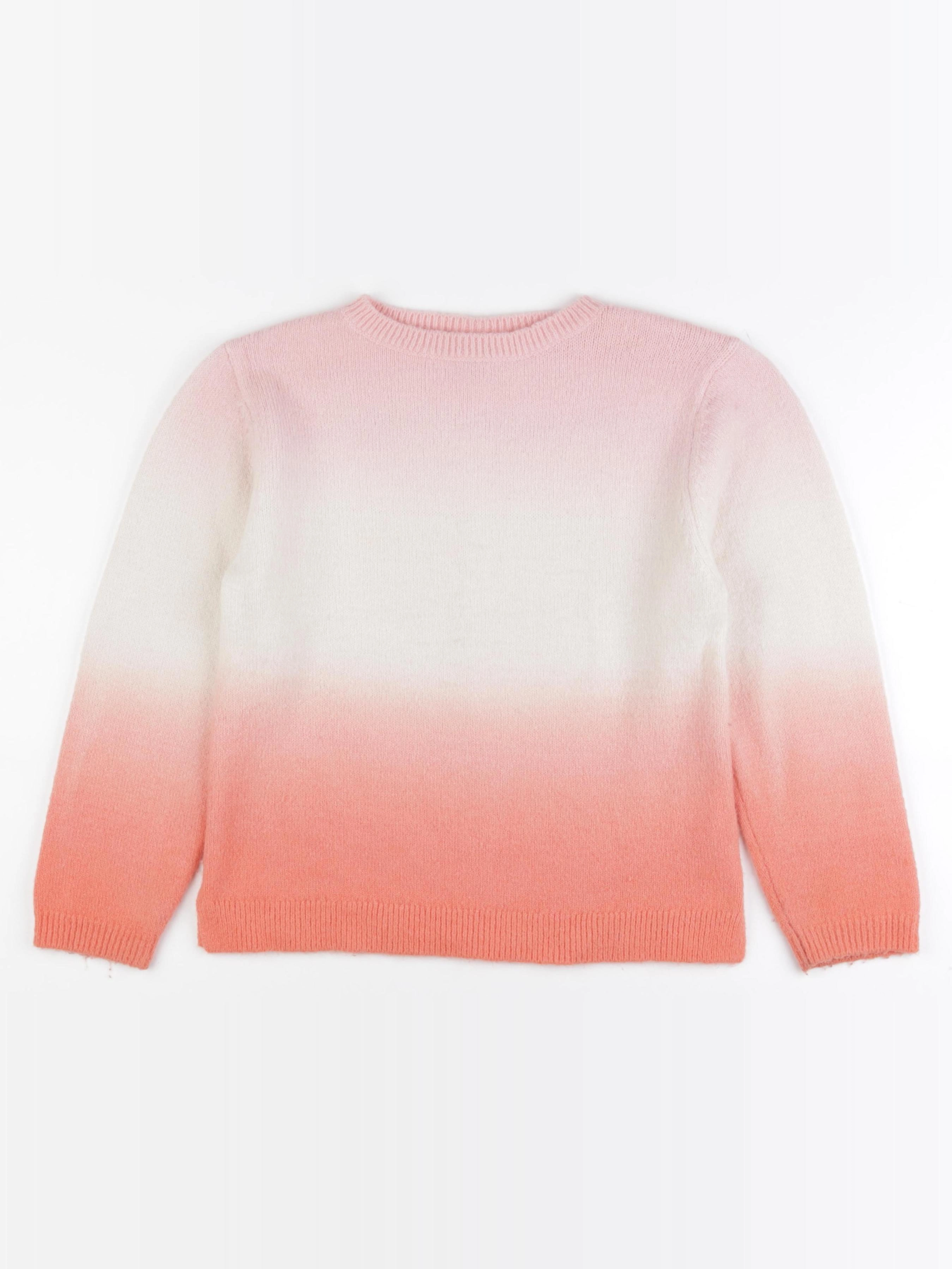 Bonton - pull rose - 10 ans