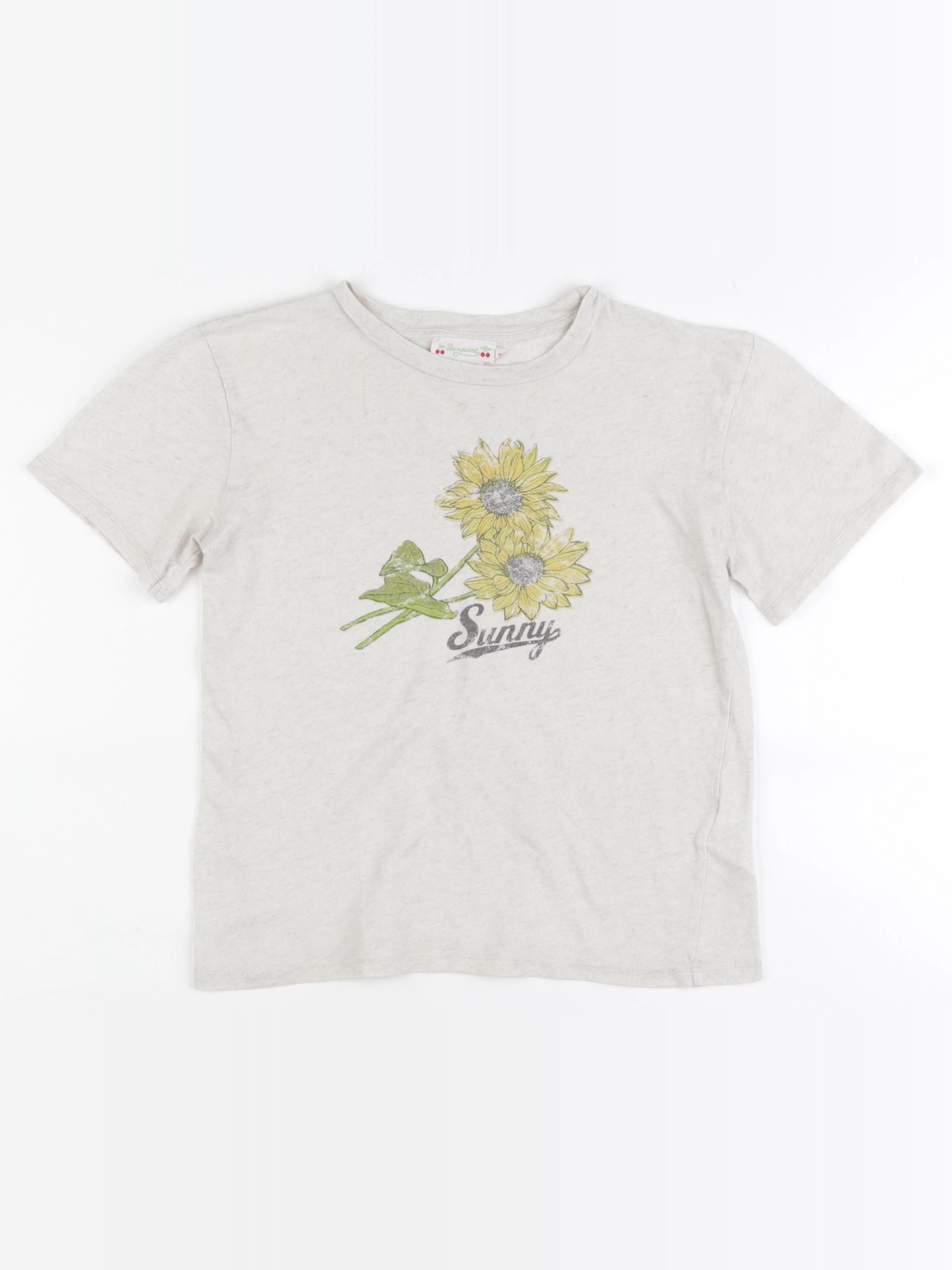 Bonpoint - tee-shirt beige - 10 ans