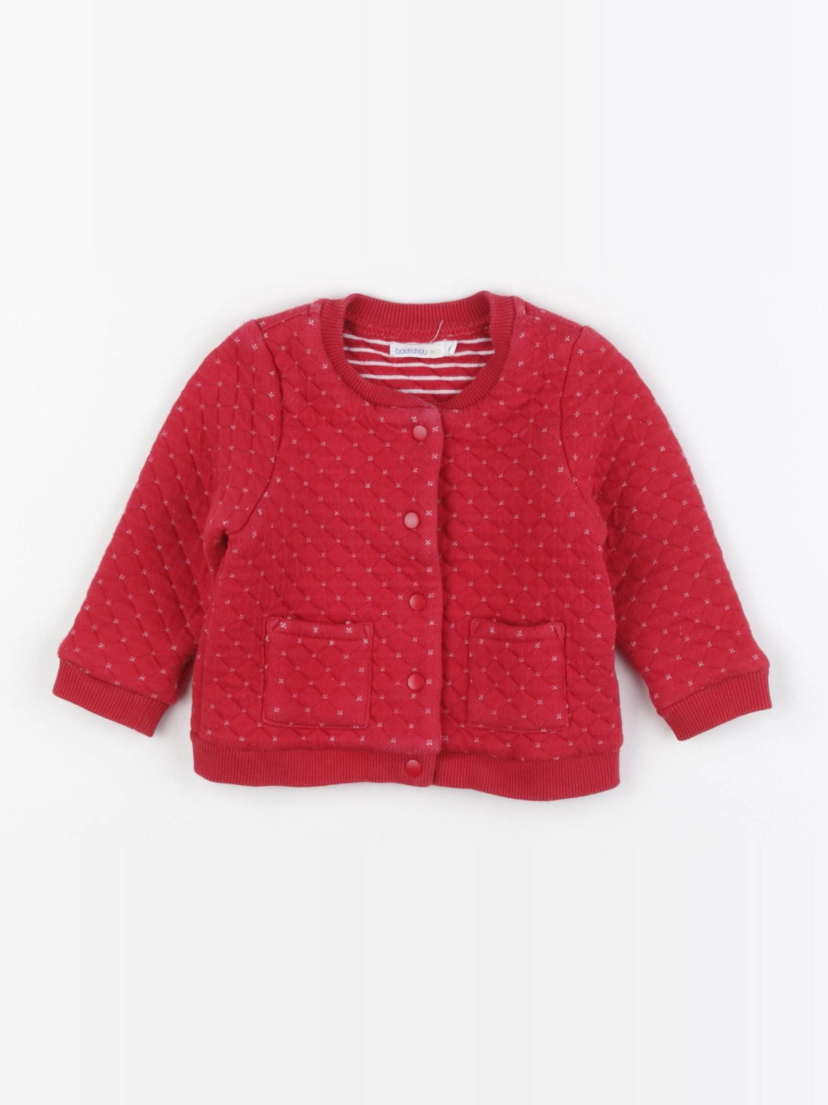 Boutchou - sweat rouge - 6 mois