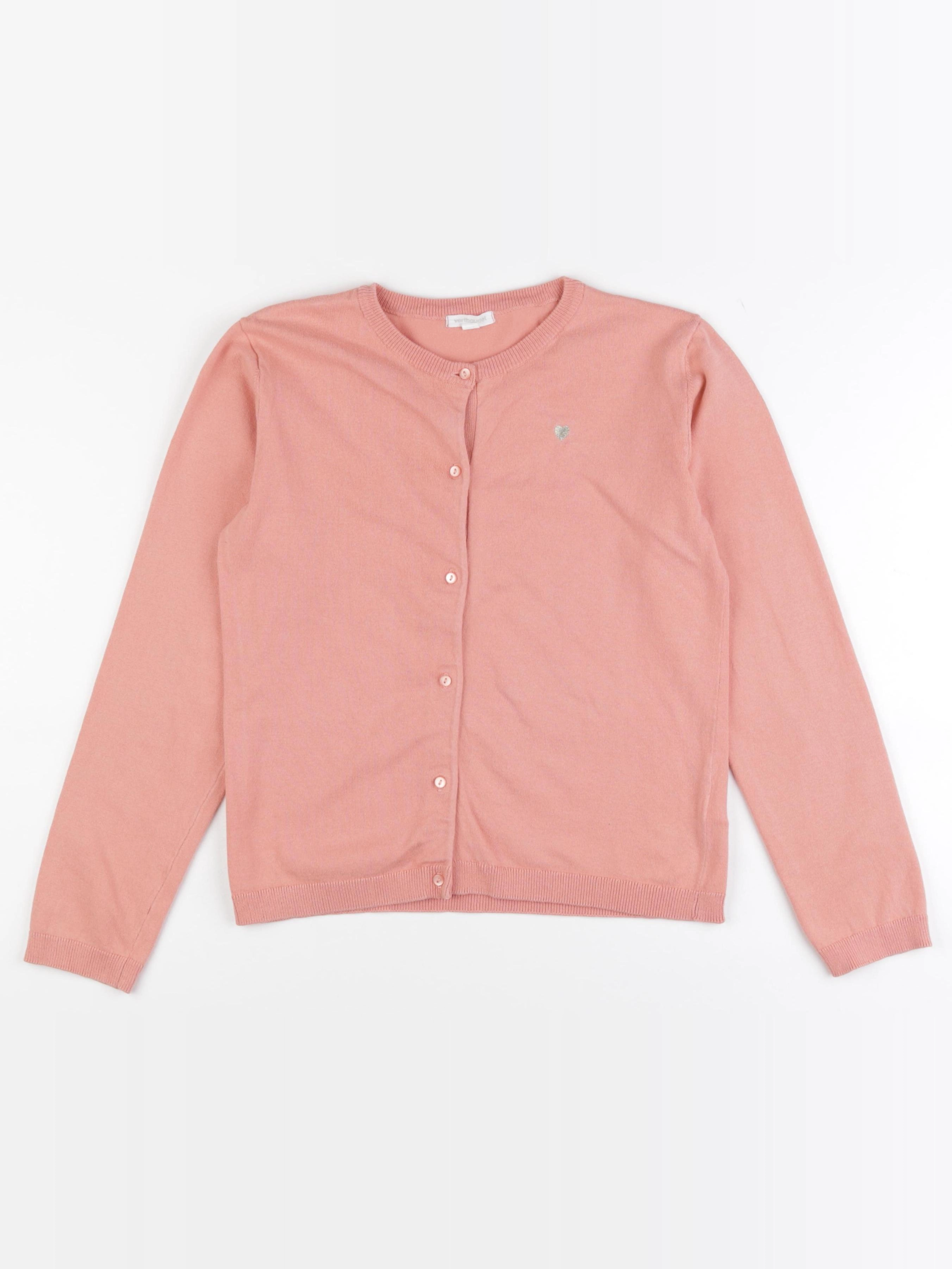 Vertbaudet - gilet rose - 12 ans