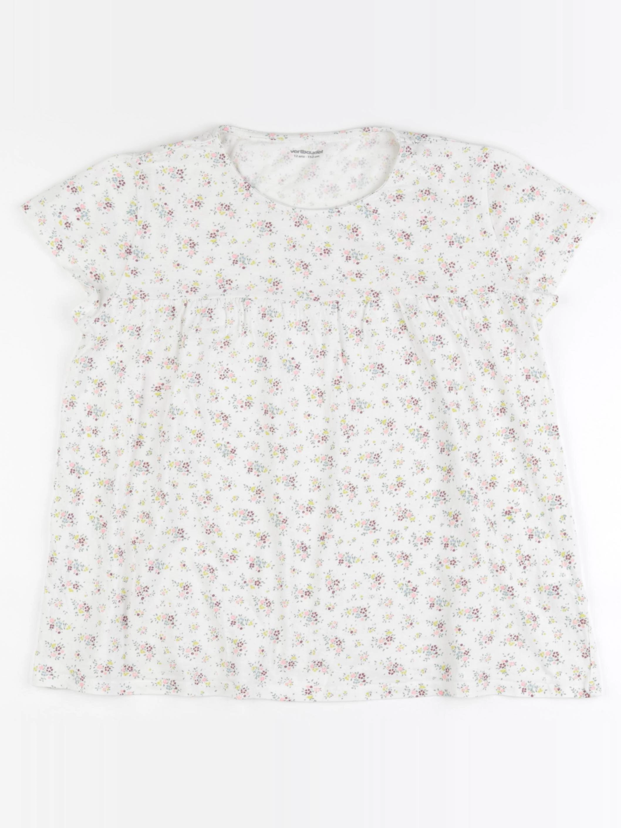 Vertbaudet - tee-shirt multicolore - 12 ans