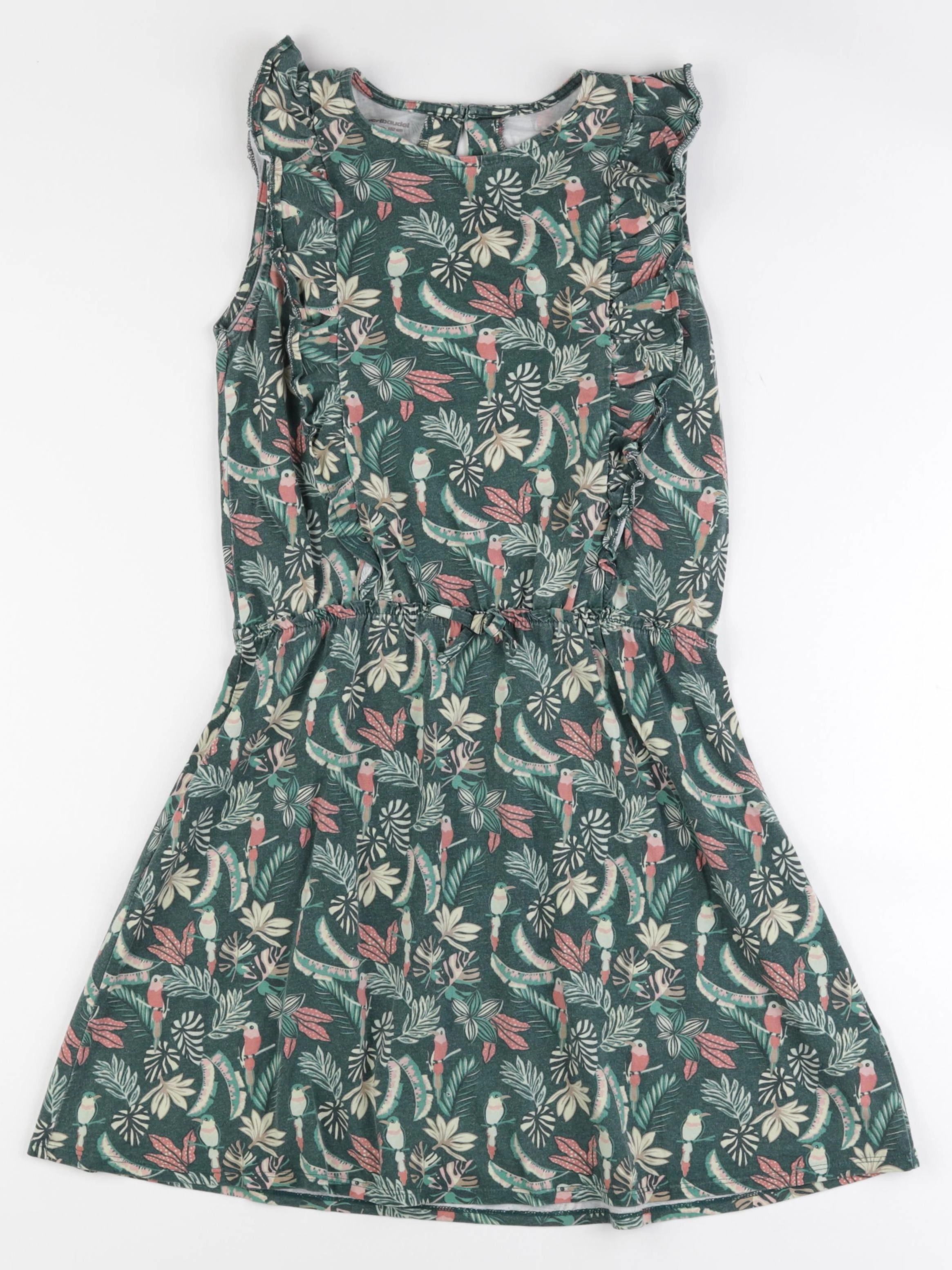 Vertbaudet - robe vert - 12 ans