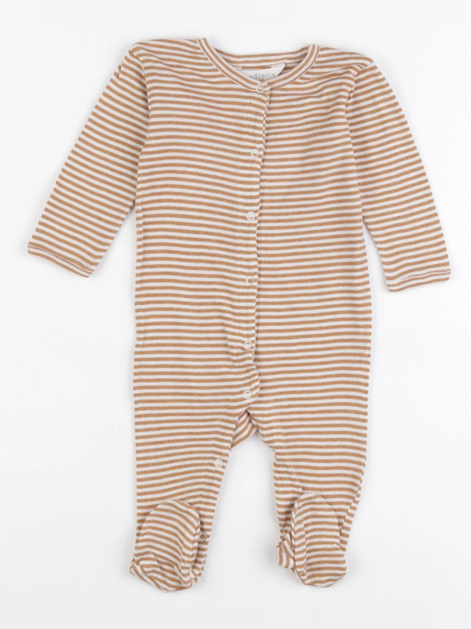 Serendipity - pyjama coton marron - 3 mois