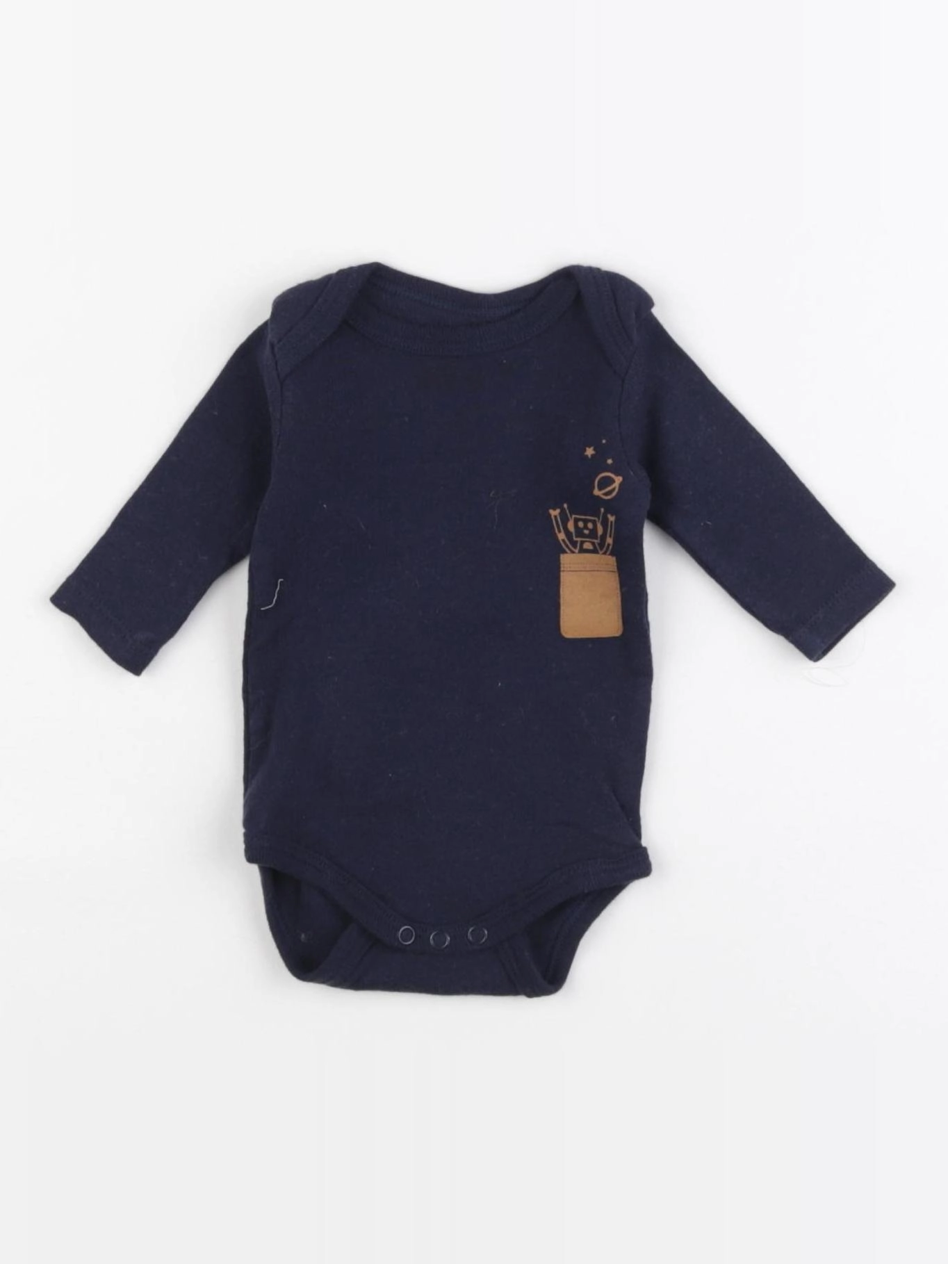 La Redoute - body bleu - 0 mois