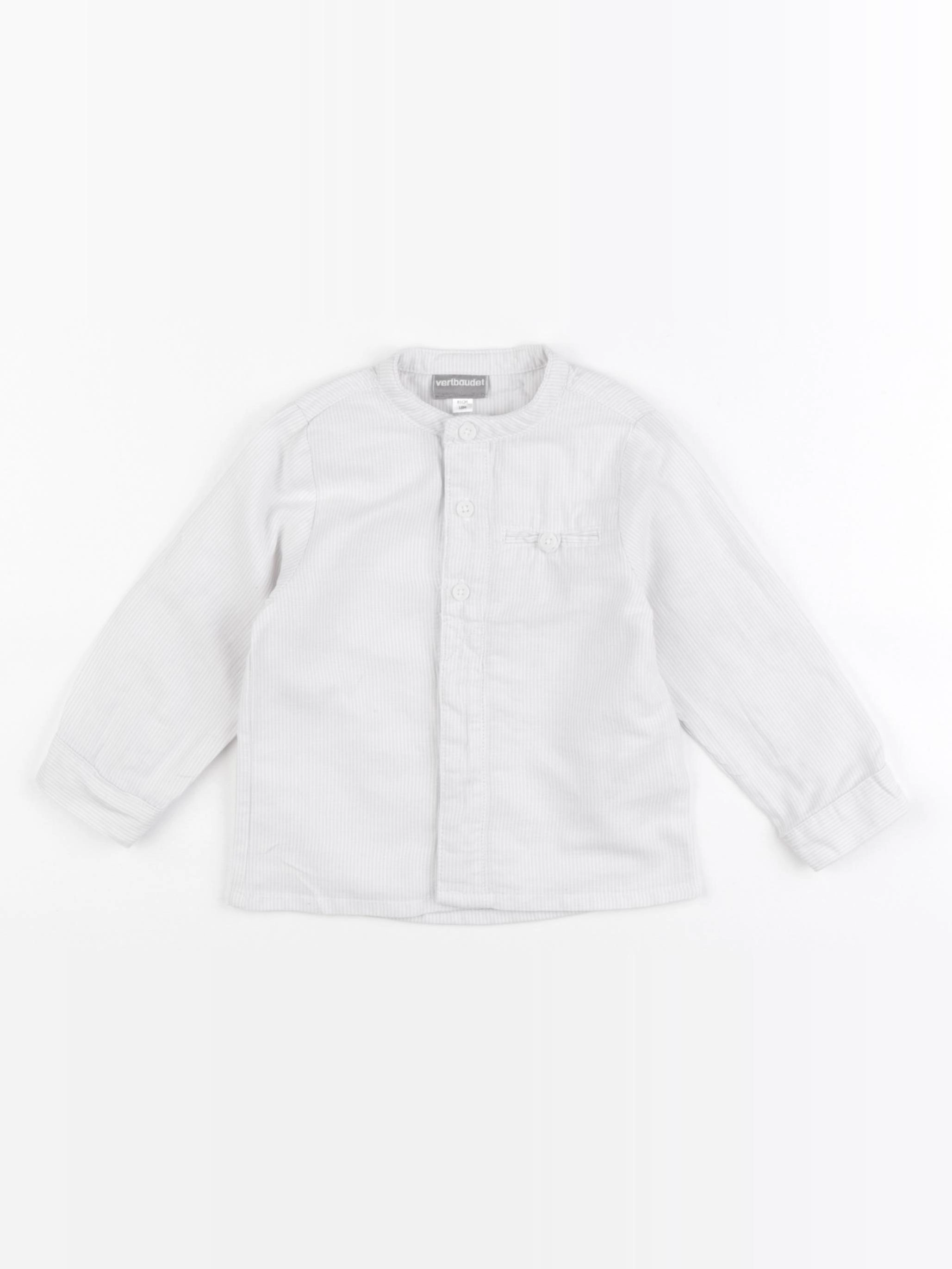 Vertbaudet - chemise beige - 18 mois