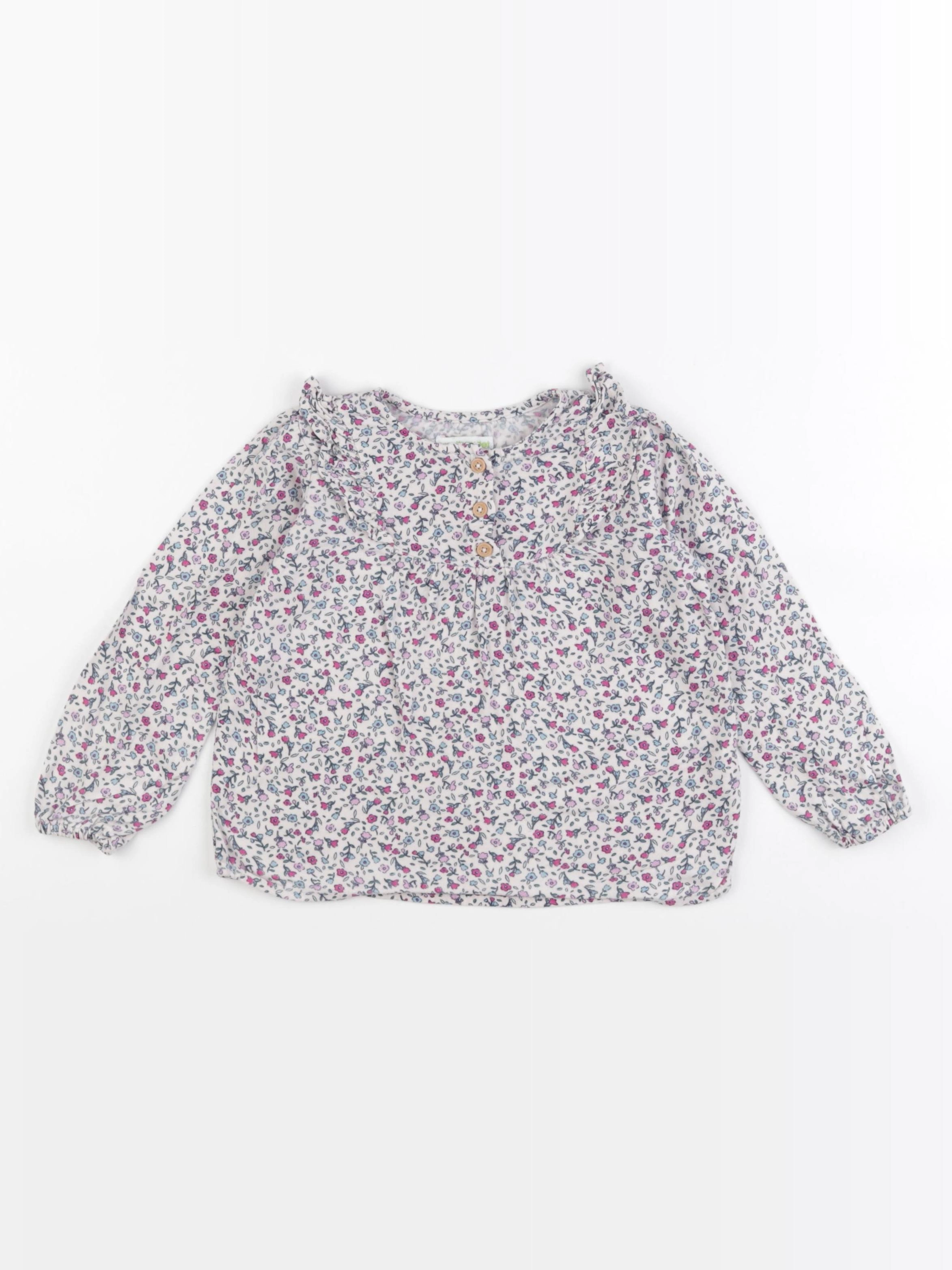 Vertbaudet - blouse multicolore - 4 ans