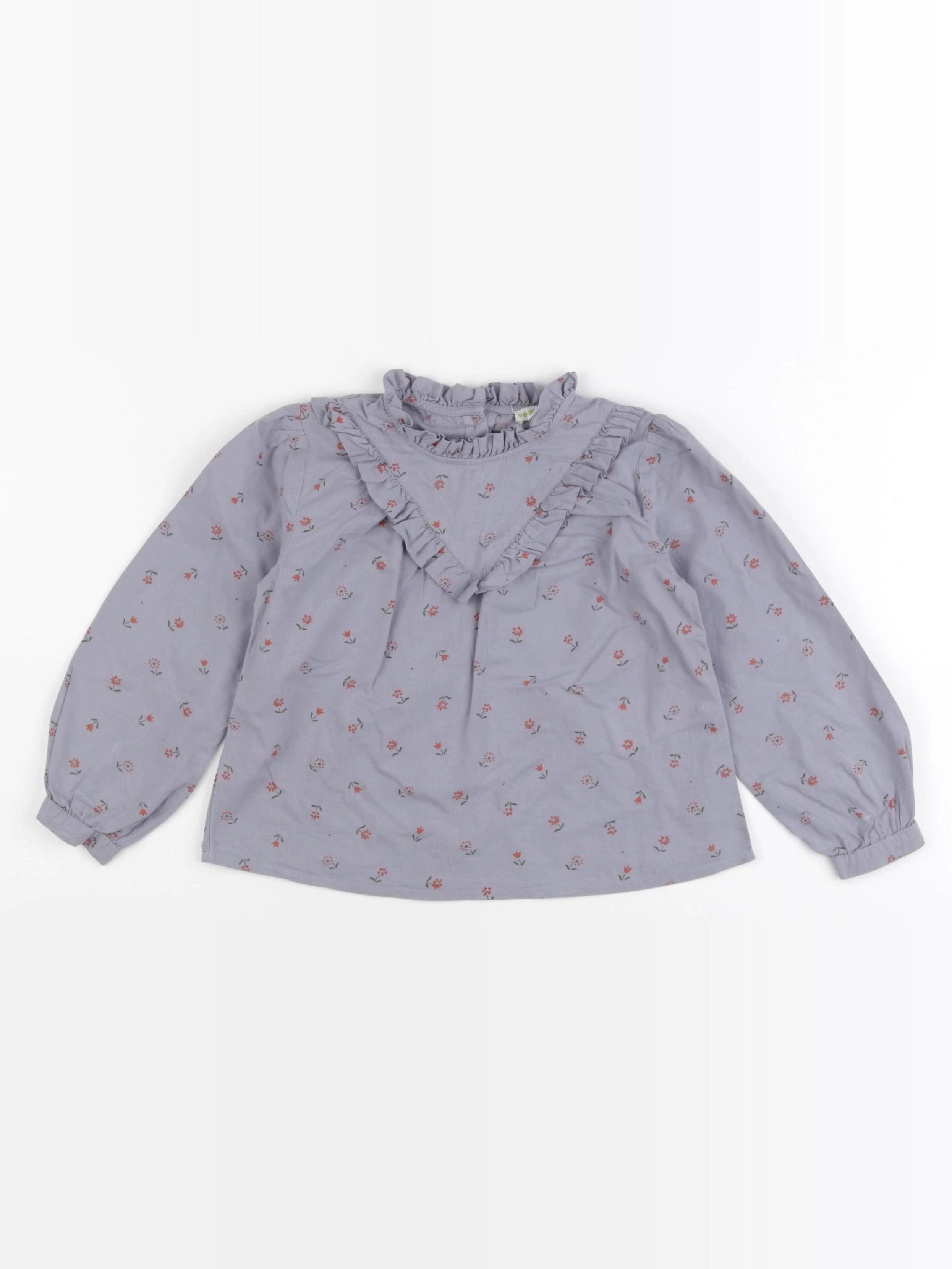 Vertbaudet - blouse bleu - 4 ans