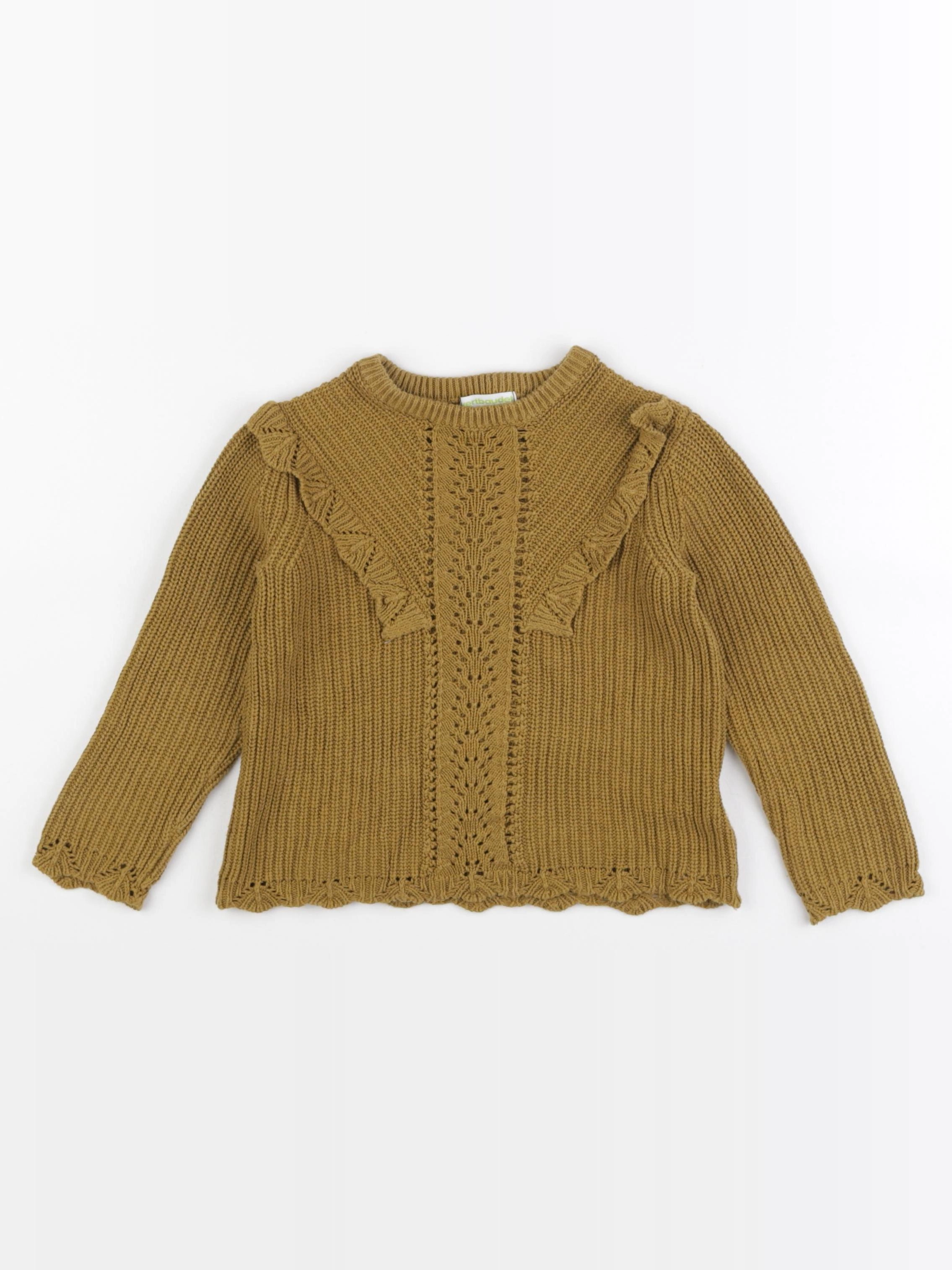 Vertbaudet - pull vert - 4 ans