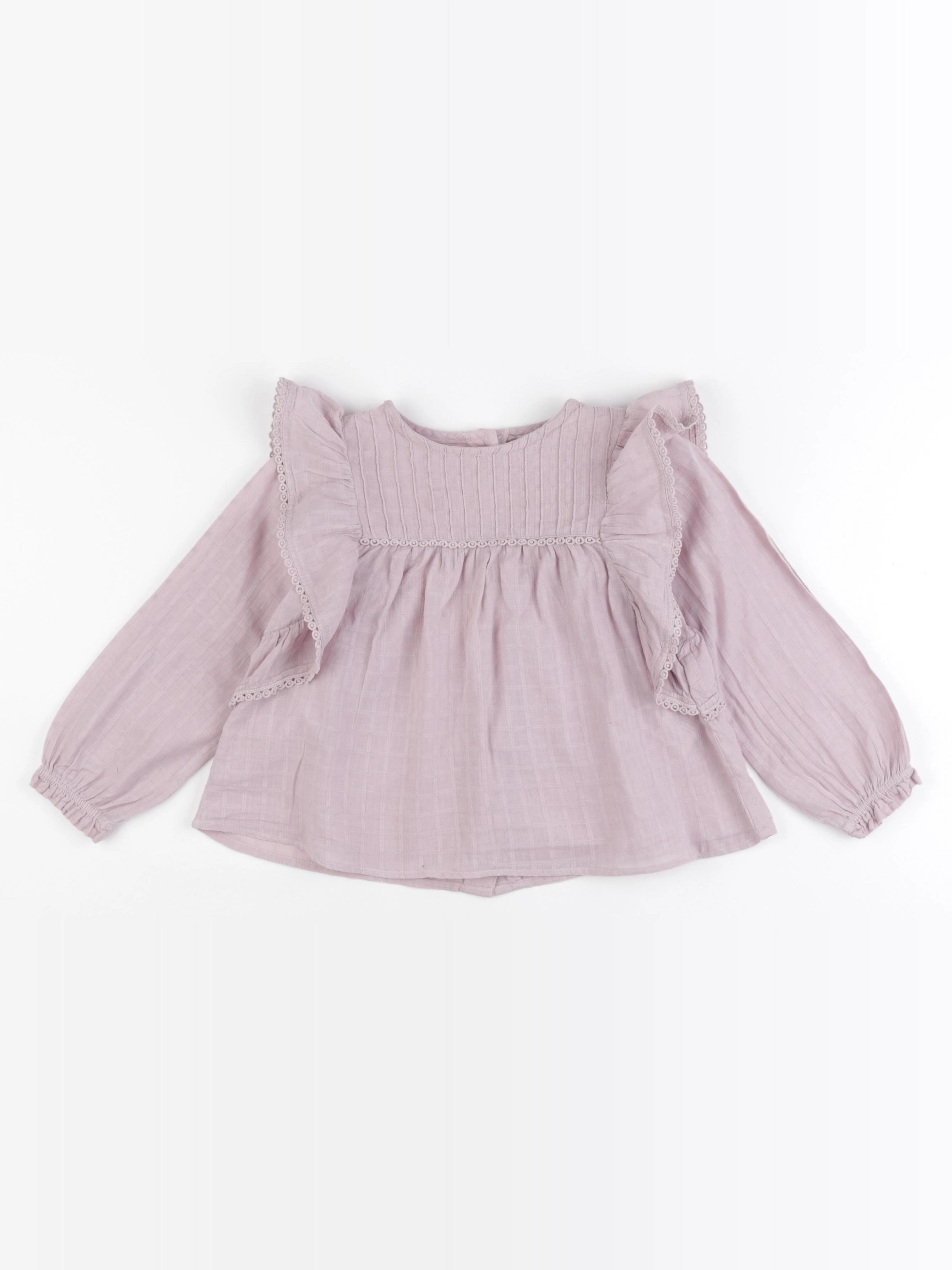 Vertbaudet - blouse violet - 3 ans