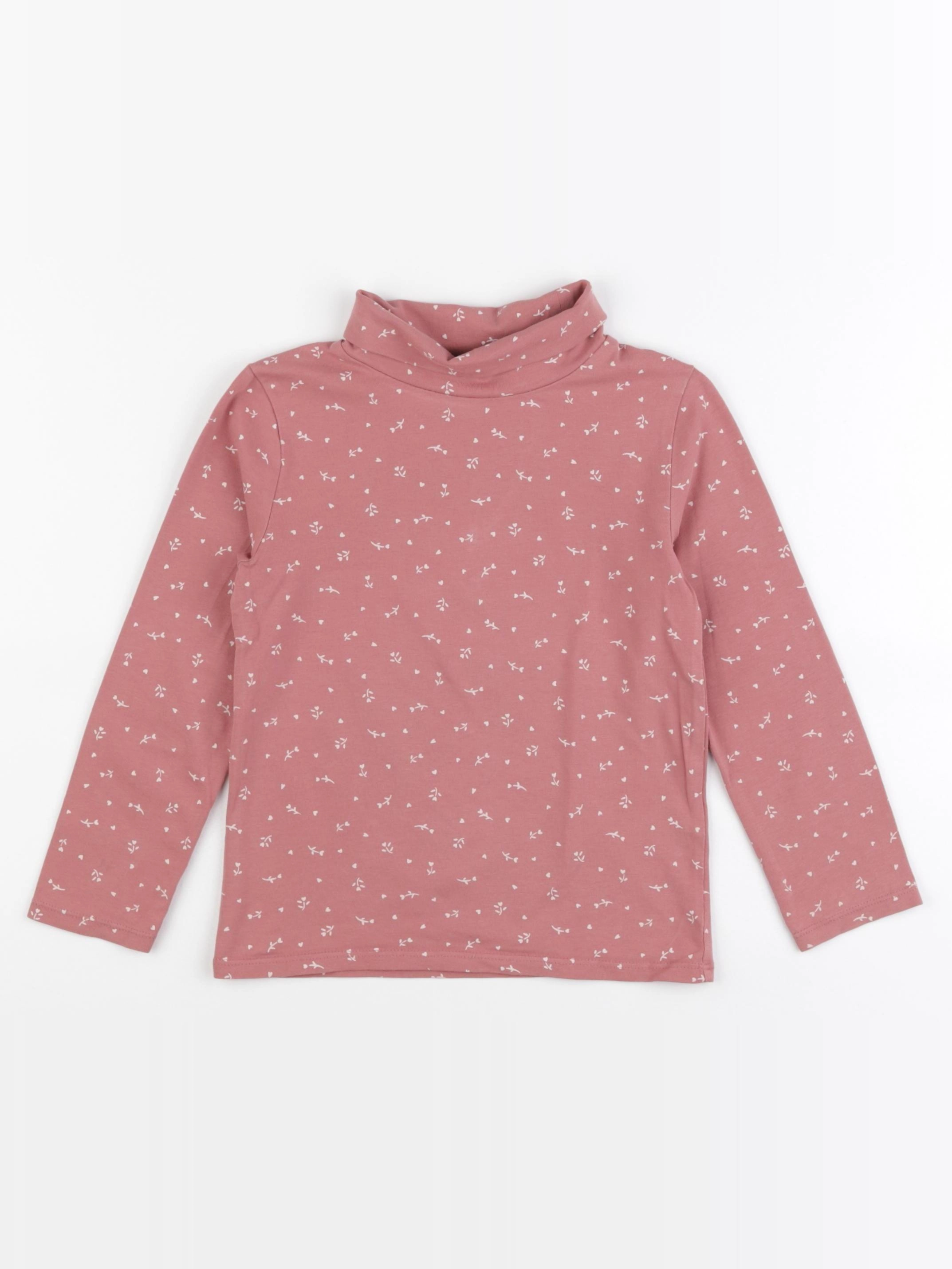 Vertbaudet - sous-pull rose - 5 ans