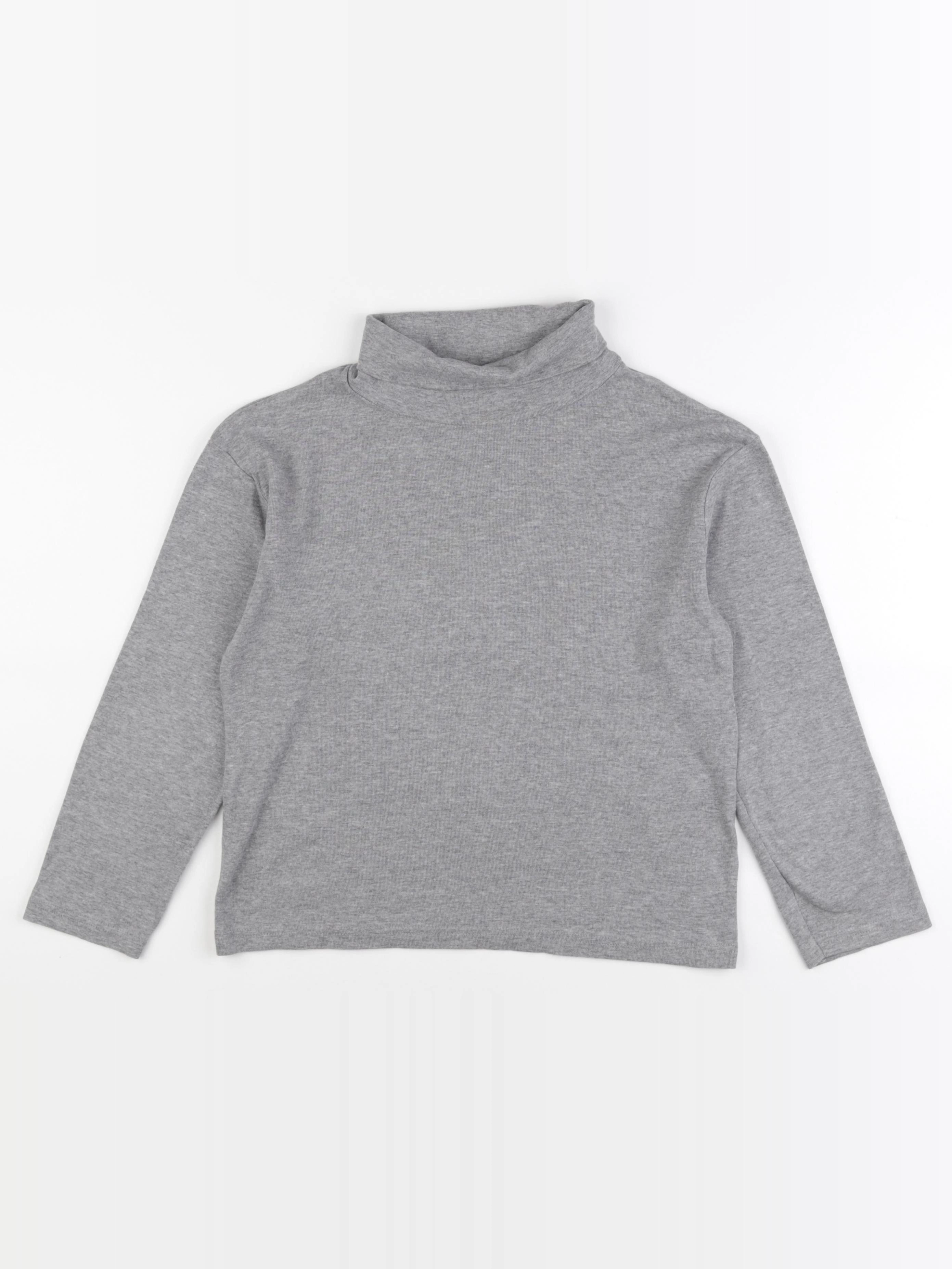 Vertbaudet - sous-pull gris - 10 ans
