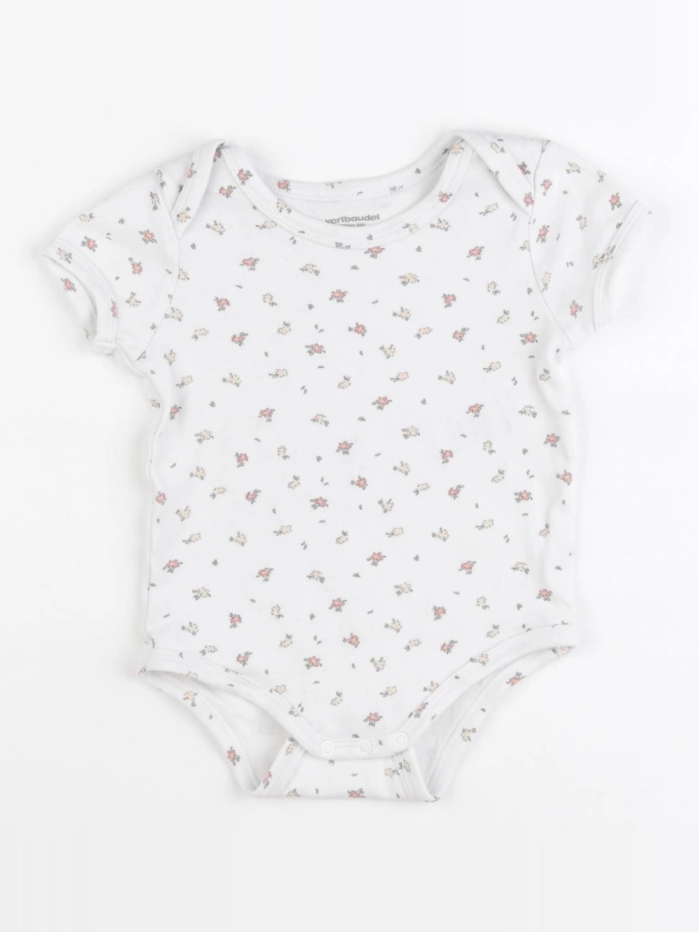 Vertbaudet - body blanc - 12 mois