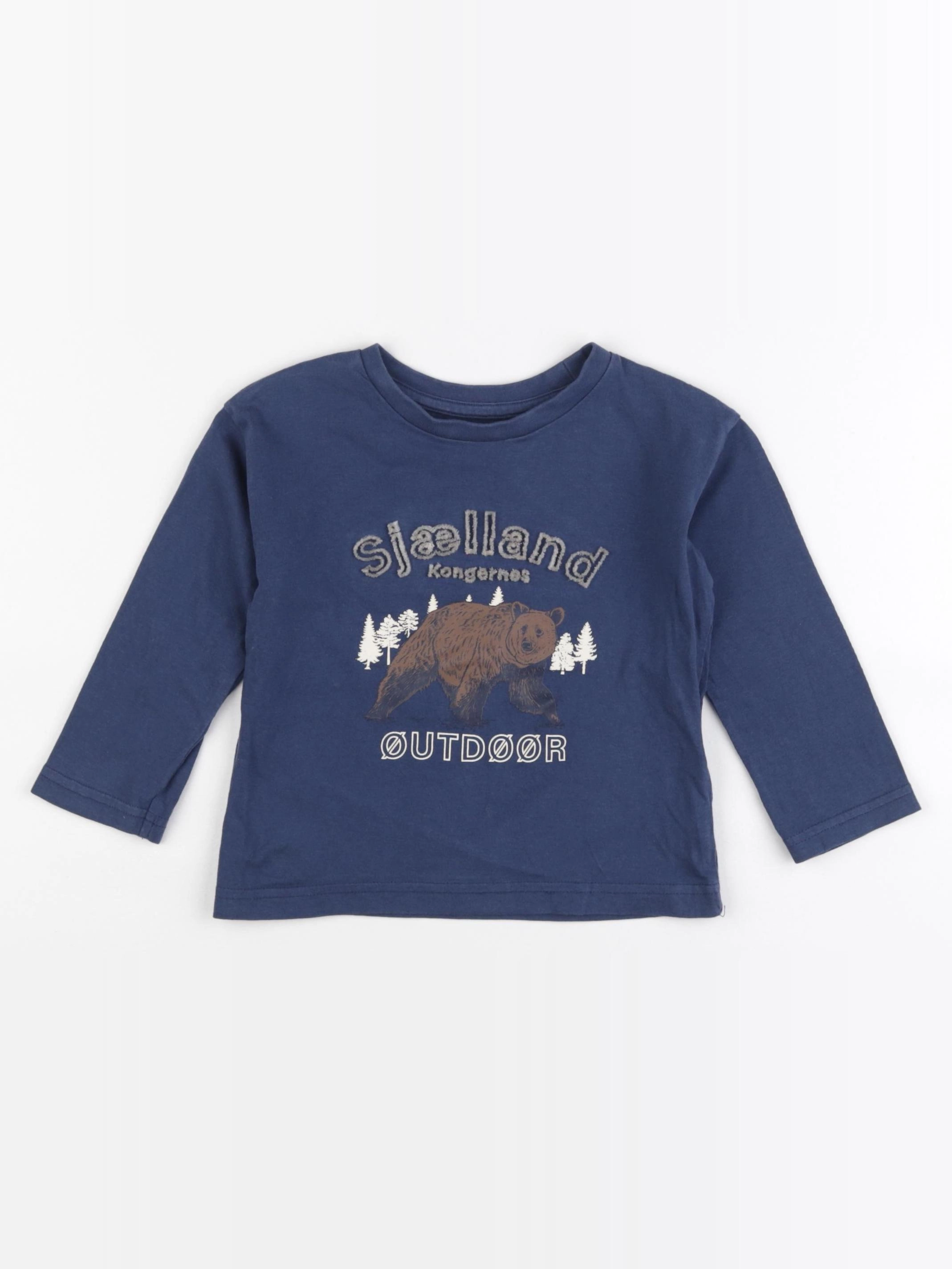 Vertbaudet - tee-shirt bleu - 3 ans