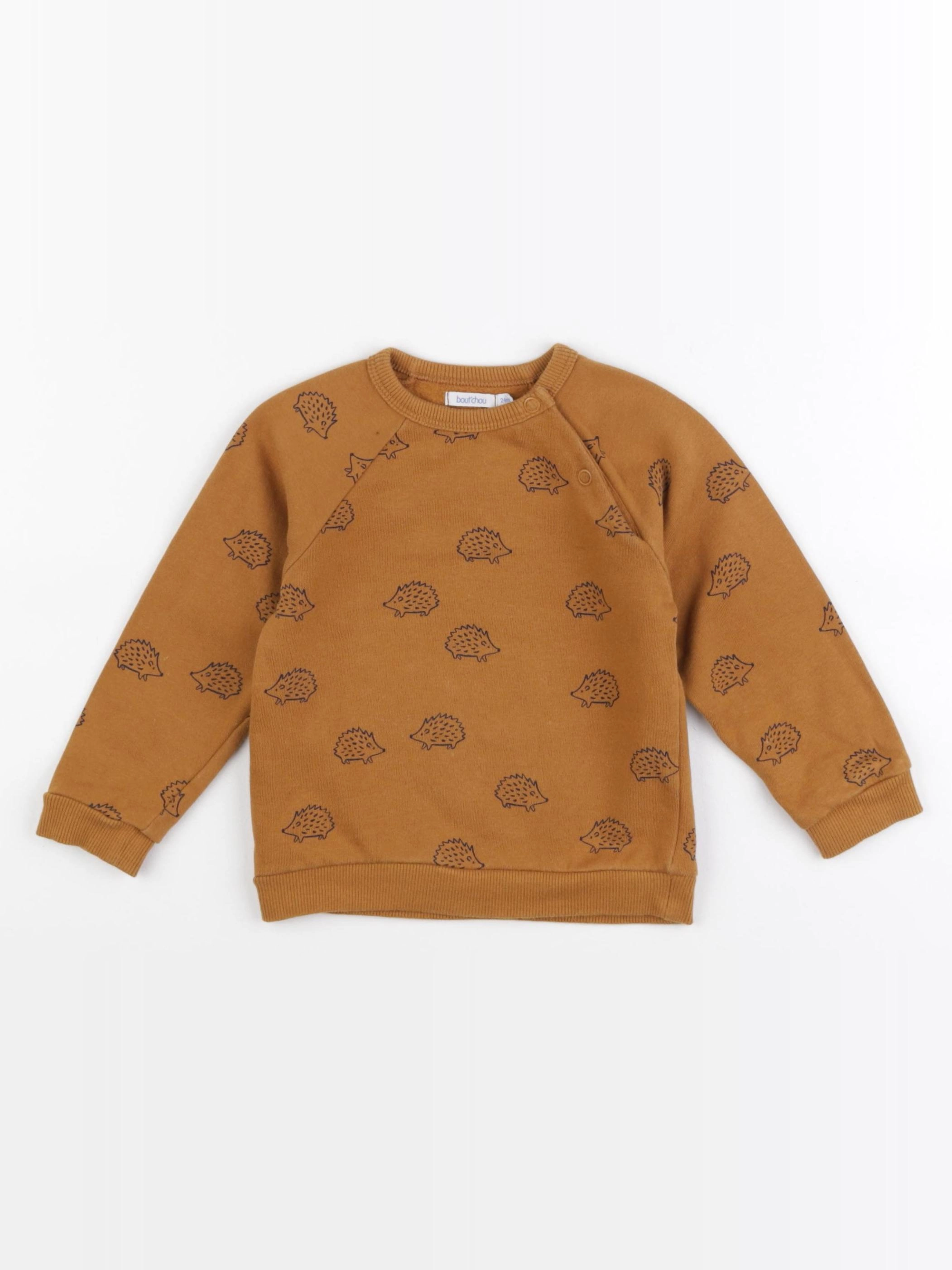 Boutchou - sweat marron - 24 mois