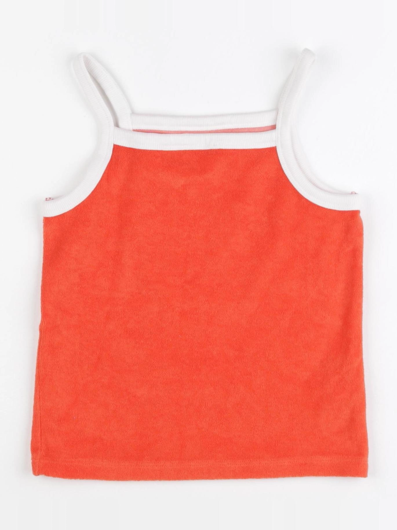 Monoprix - débardeur orange - 8 ans